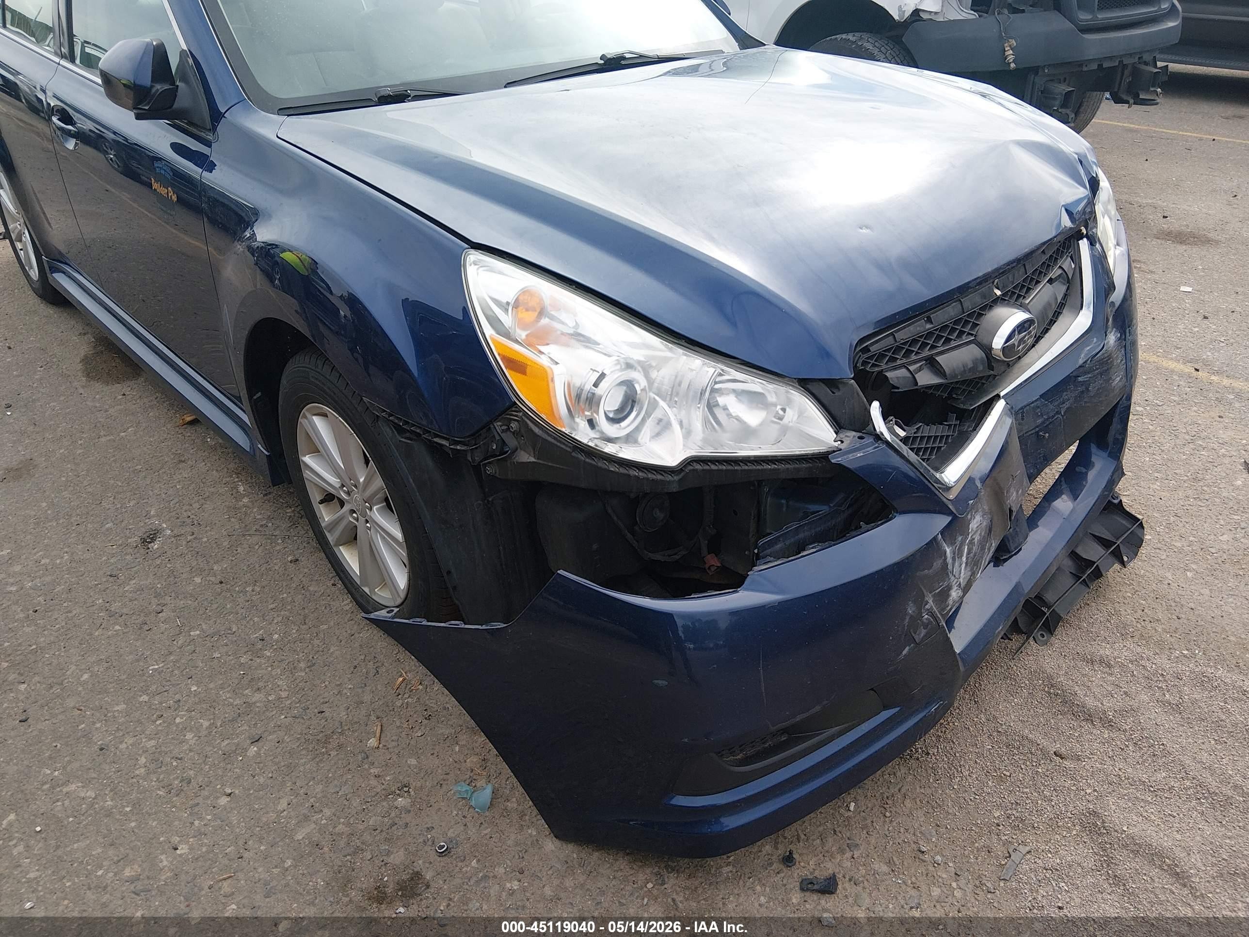 2011 Subaru Legacy 2.5i Premium Dark Blue vin: 4S3BMCC64B3239048