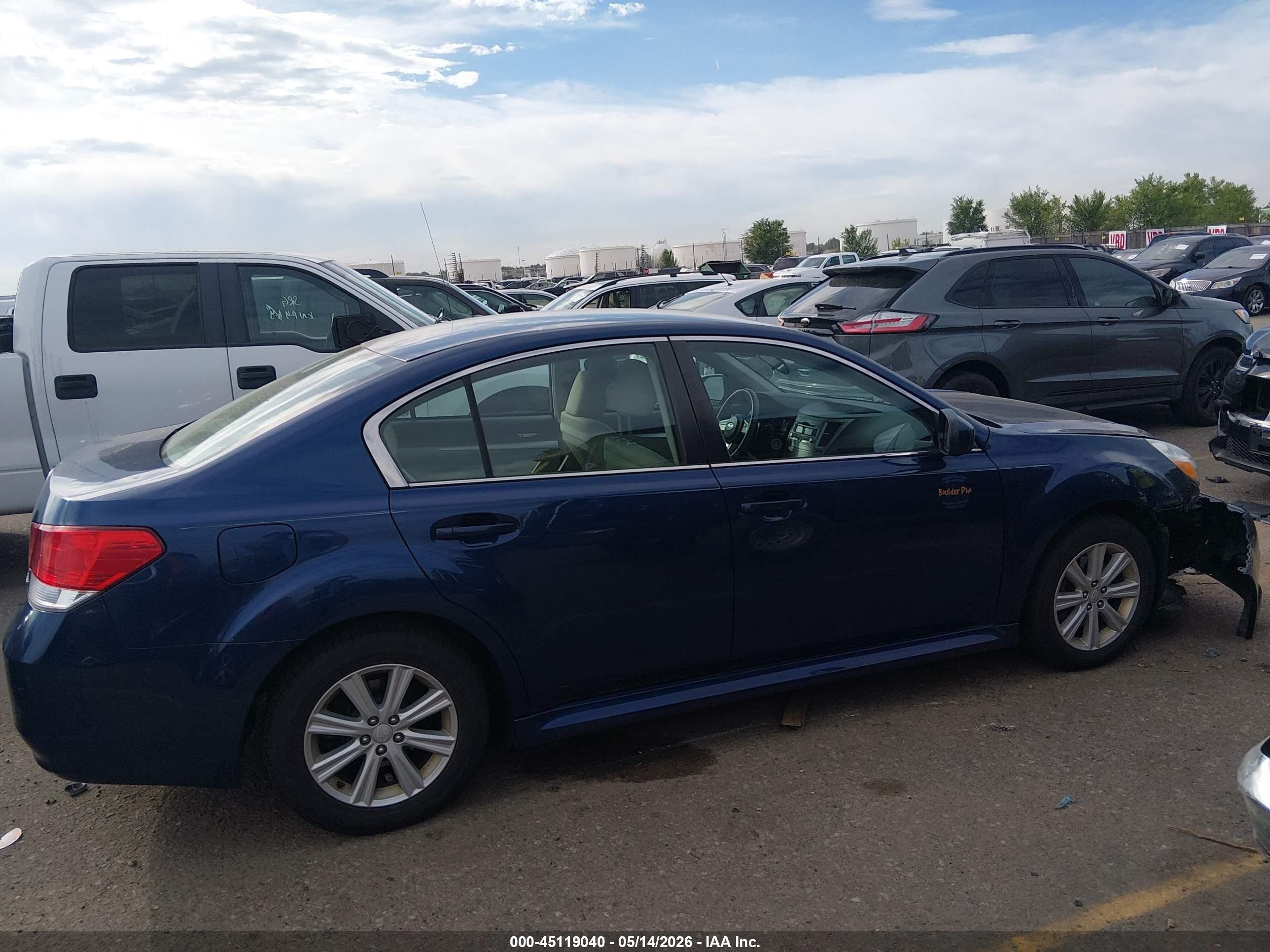2011 Subaru Legacy 2.5i Premium Dark Blue vin: 4S3BMCC64B3239048