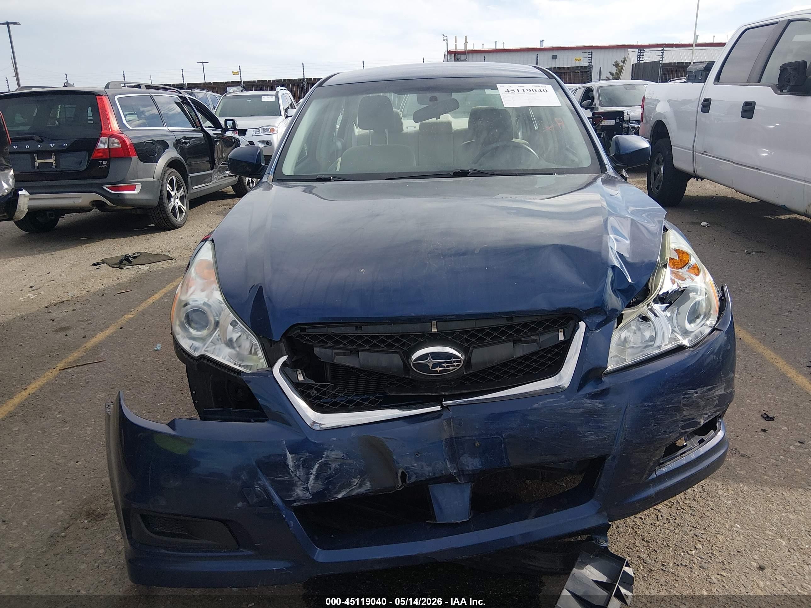 2011 Subaru Legacy 2.5i Premium Dark Blue vin: 4S3BMCC64B3239048