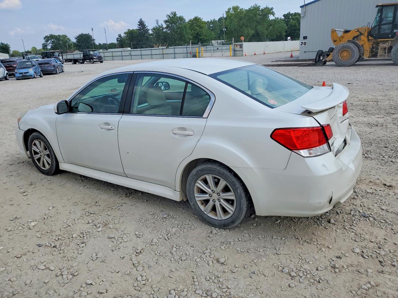 2011 Subaru Legacy 2.5i Premium White vin: 4S3BMCC64B3254844