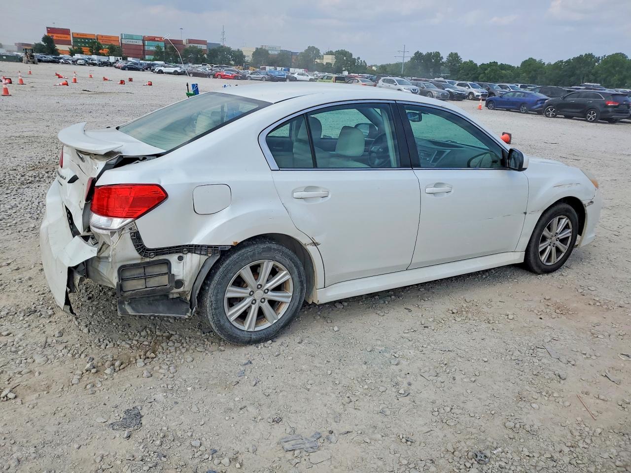 2011 Subaru Legacy 2.5i Premium White vin: 4S3BMCC64B3254844