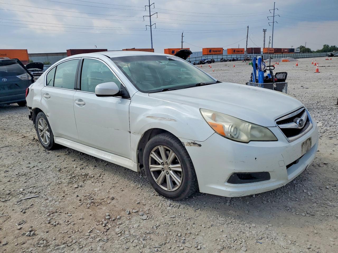 2011 Subaru Legacy 2.5i Premium White vin: 4S3BMCC64B3254844