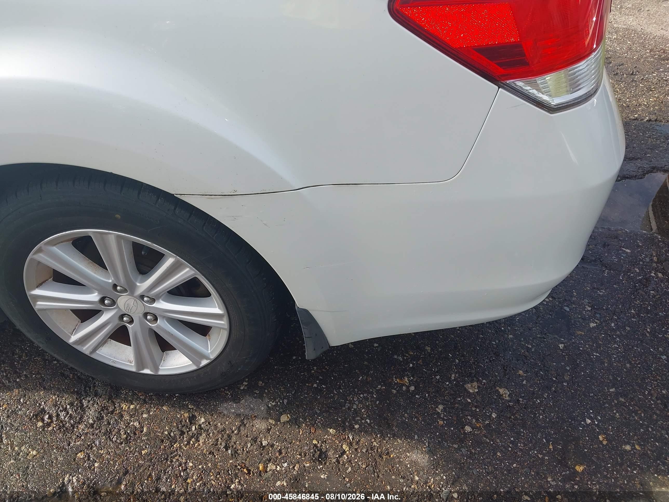 2012 Subaru Legacy 2.5i Premium White vin: 4S3BMCC64C3038624