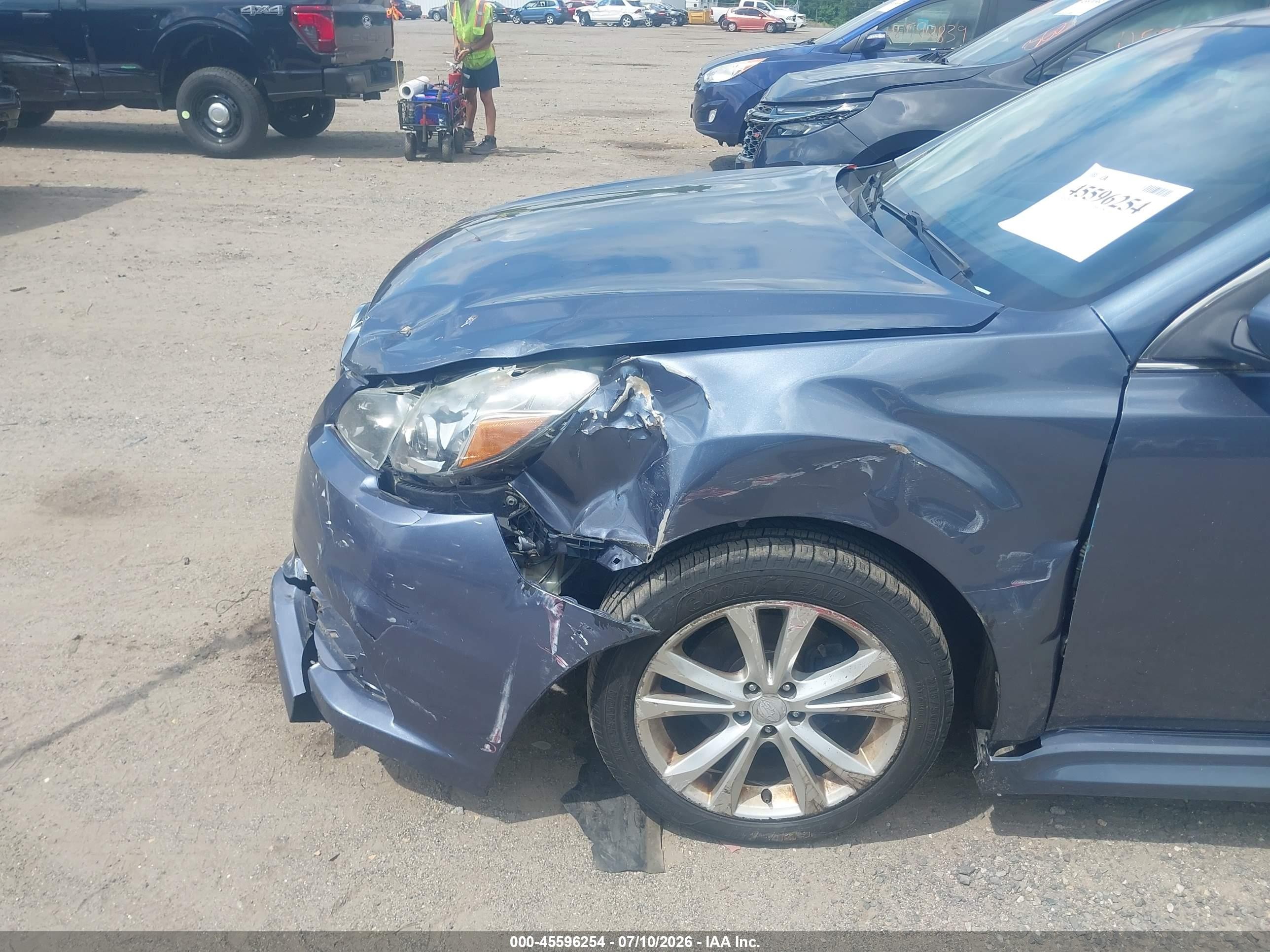 2014 Subaru Legacy 2.5i Premium Blue vin: 4S3BMCC64E3010499