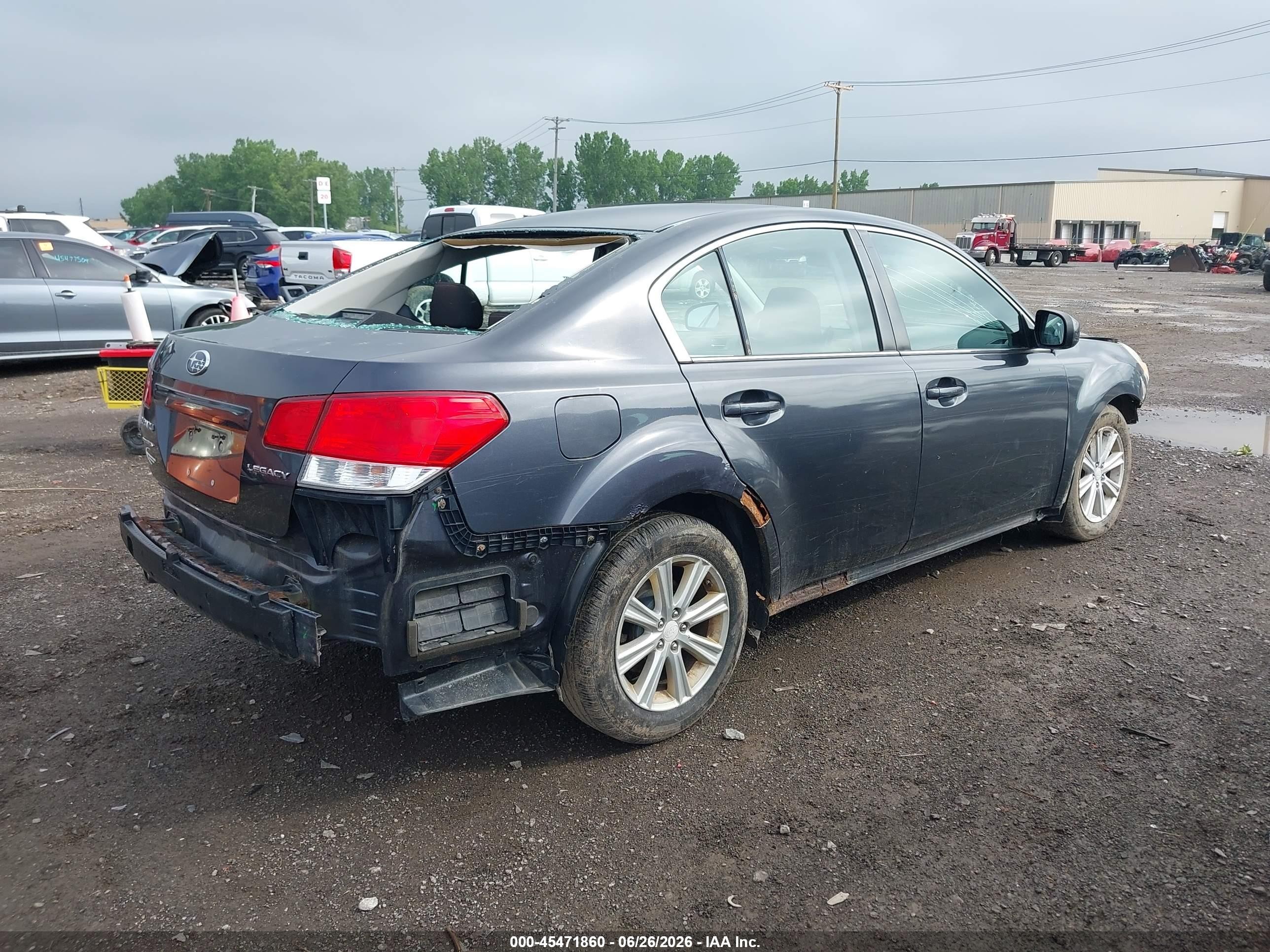 2010 Subaru Legacy 2.5i Premium Gray vin: 4S3BMCC65A3234925
