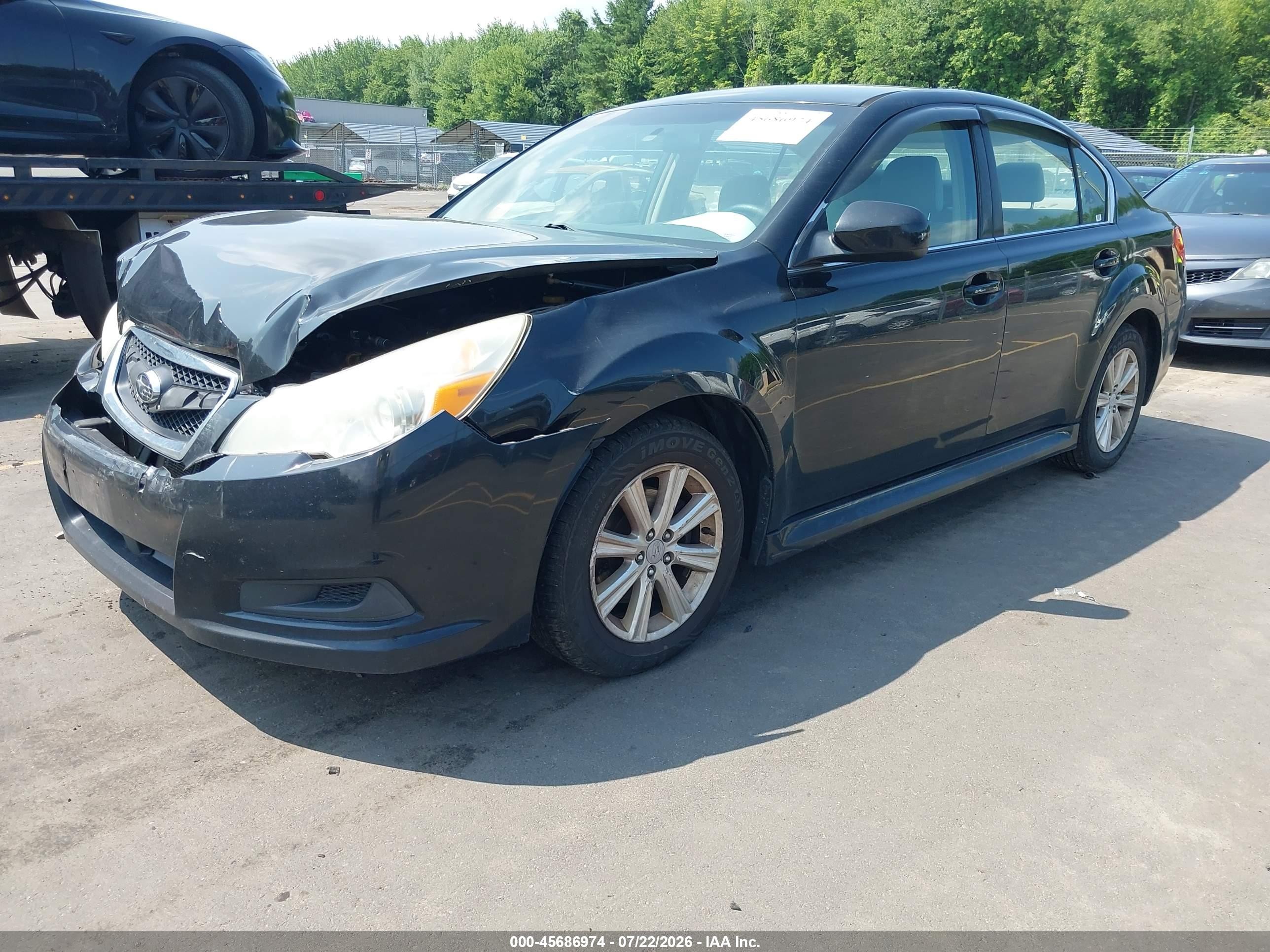 2010 Subaru Legacy 2.5i Premium Black vin: 4S3BMCC65A3238392