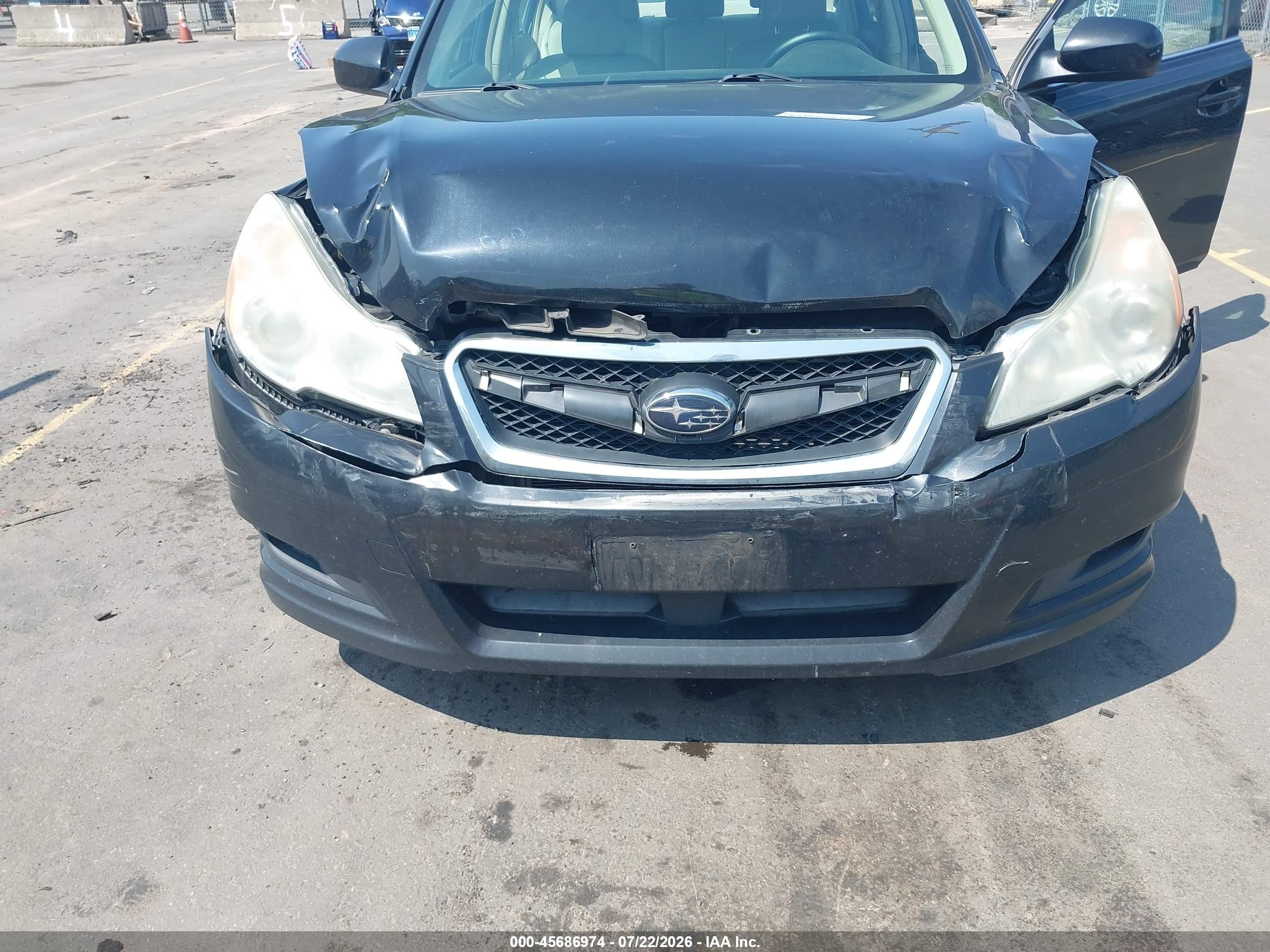 2010 Subaru Legacy 2.5i Premium Black vin: 4S3BMCC65A3238392