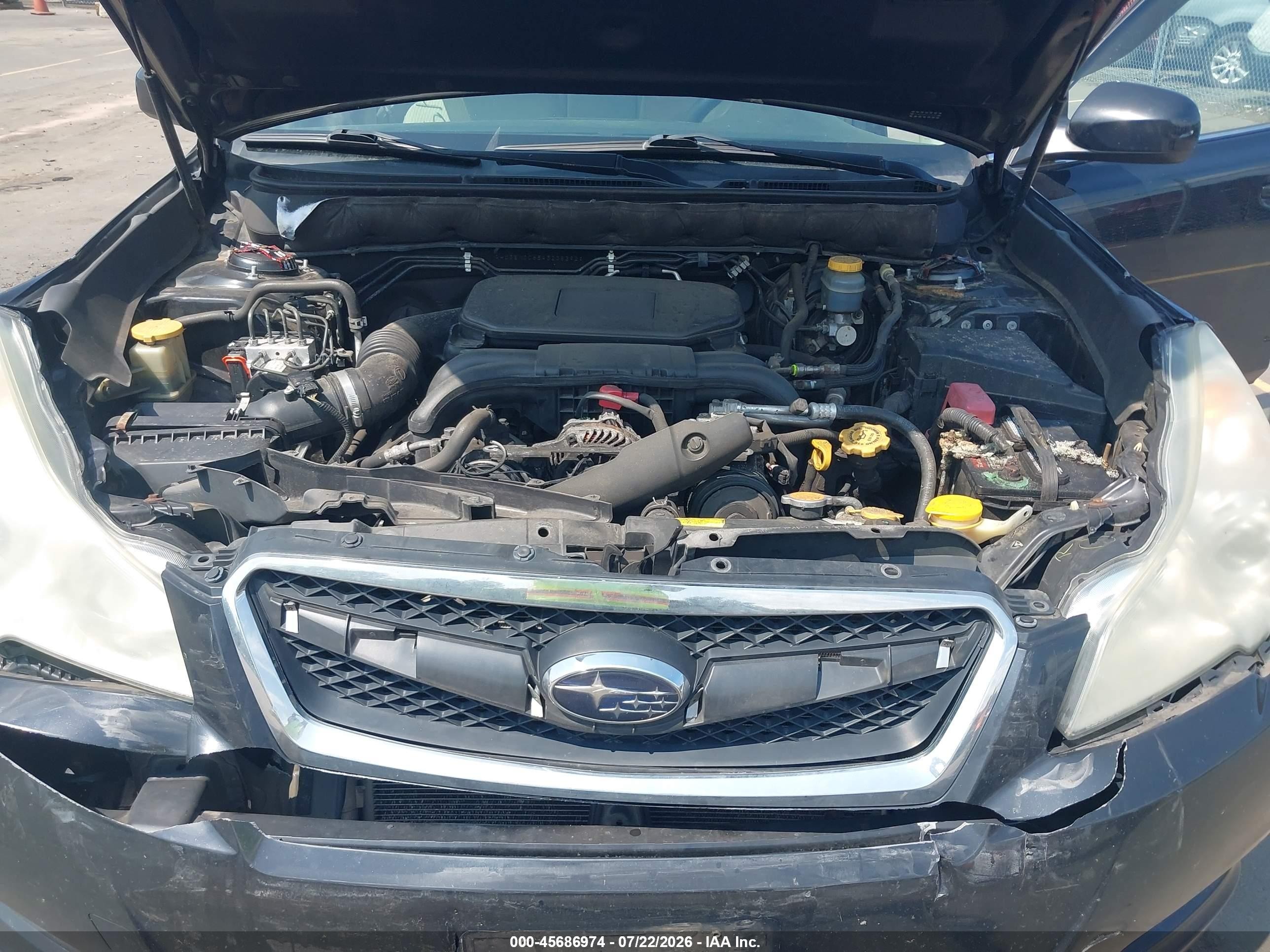 2010 Subaru Legacy 2.5i Premium Black vin: 4S3BMCC65A3238392