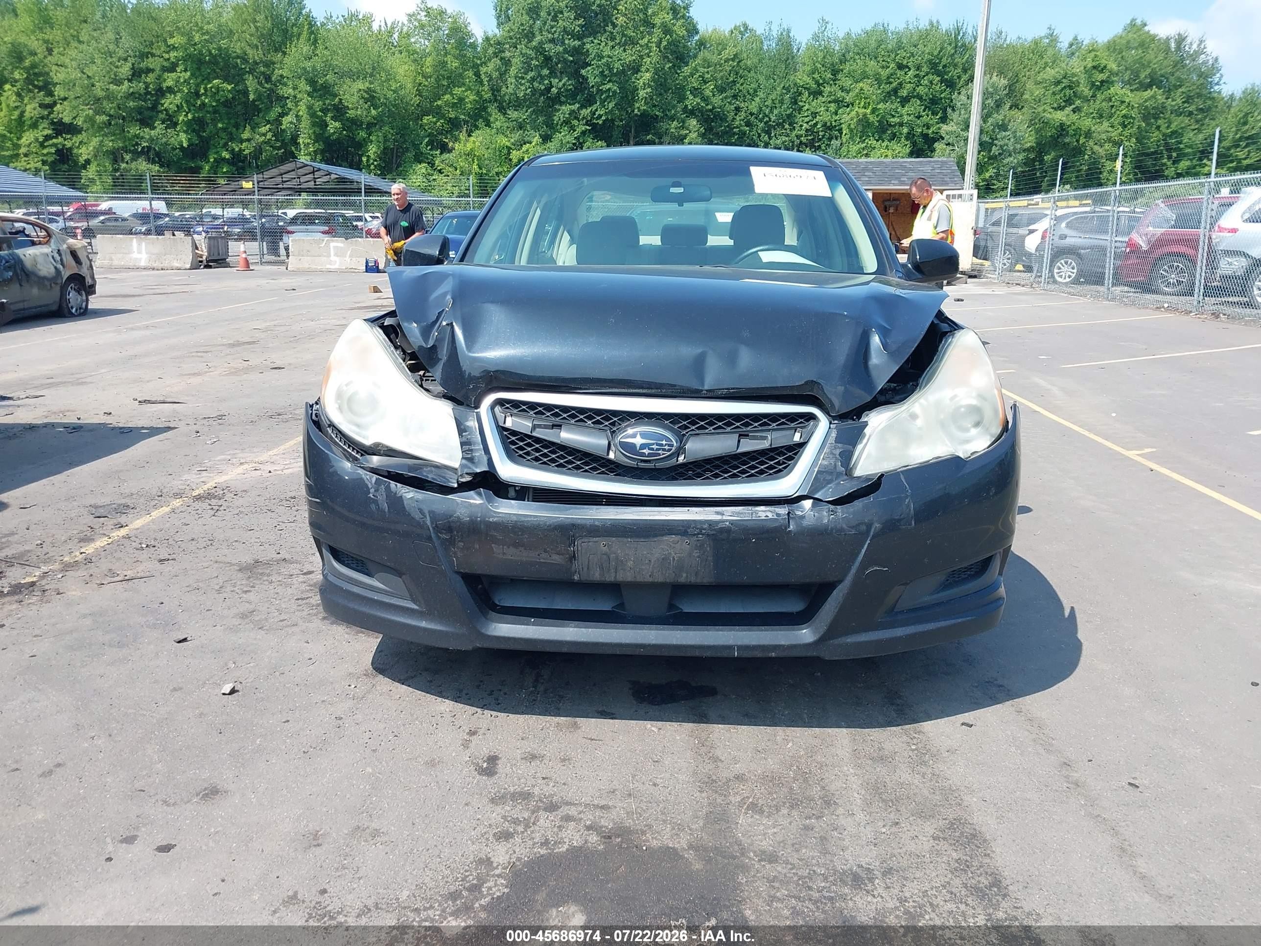 2010 Subaru Legacy 2.5i Premium Black vin: 4S3BMCC65A3238392