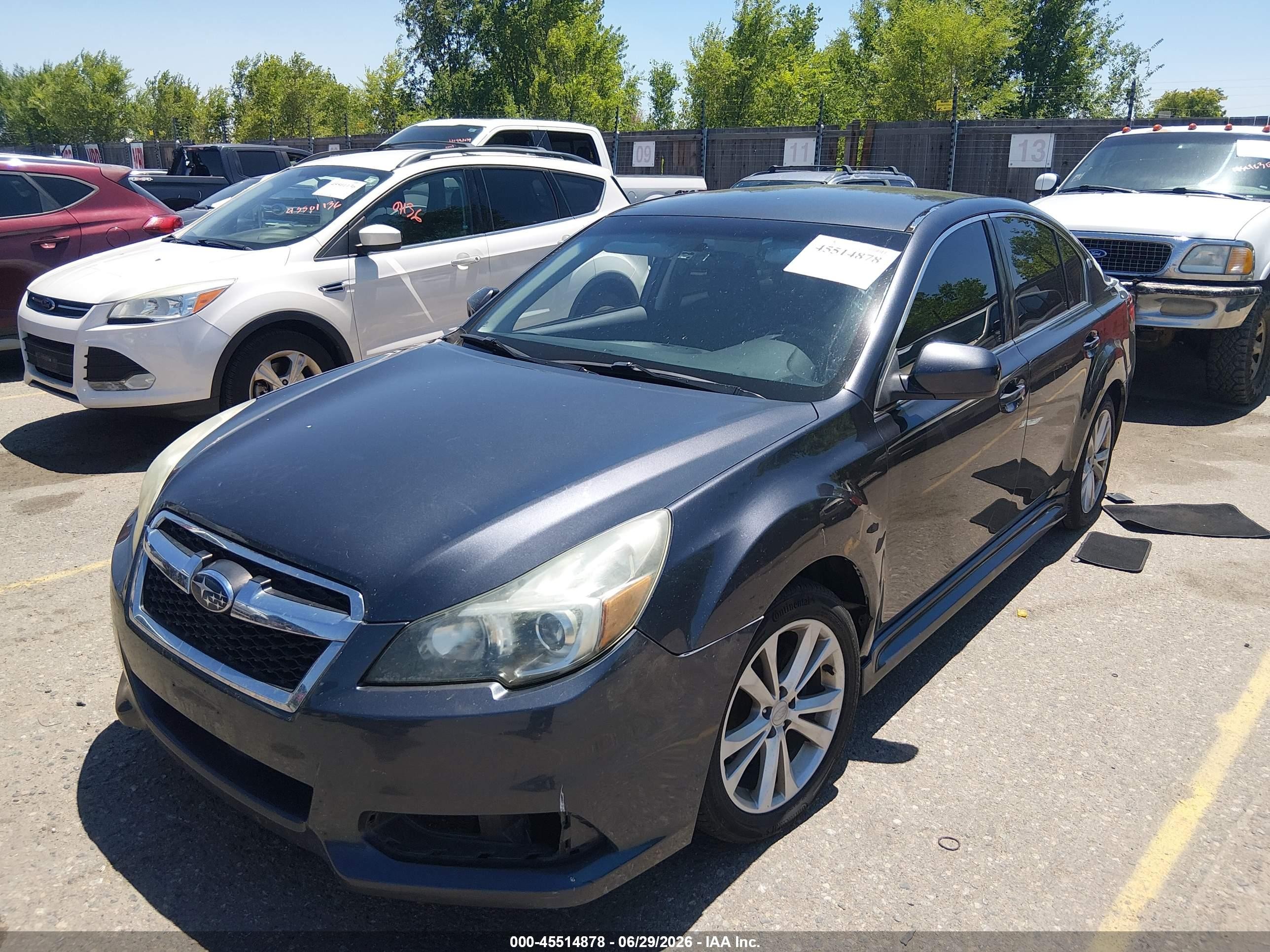 2013 Subaru Legacy 2.5i Premium Gray vin: 4S3BMCC65D3012180