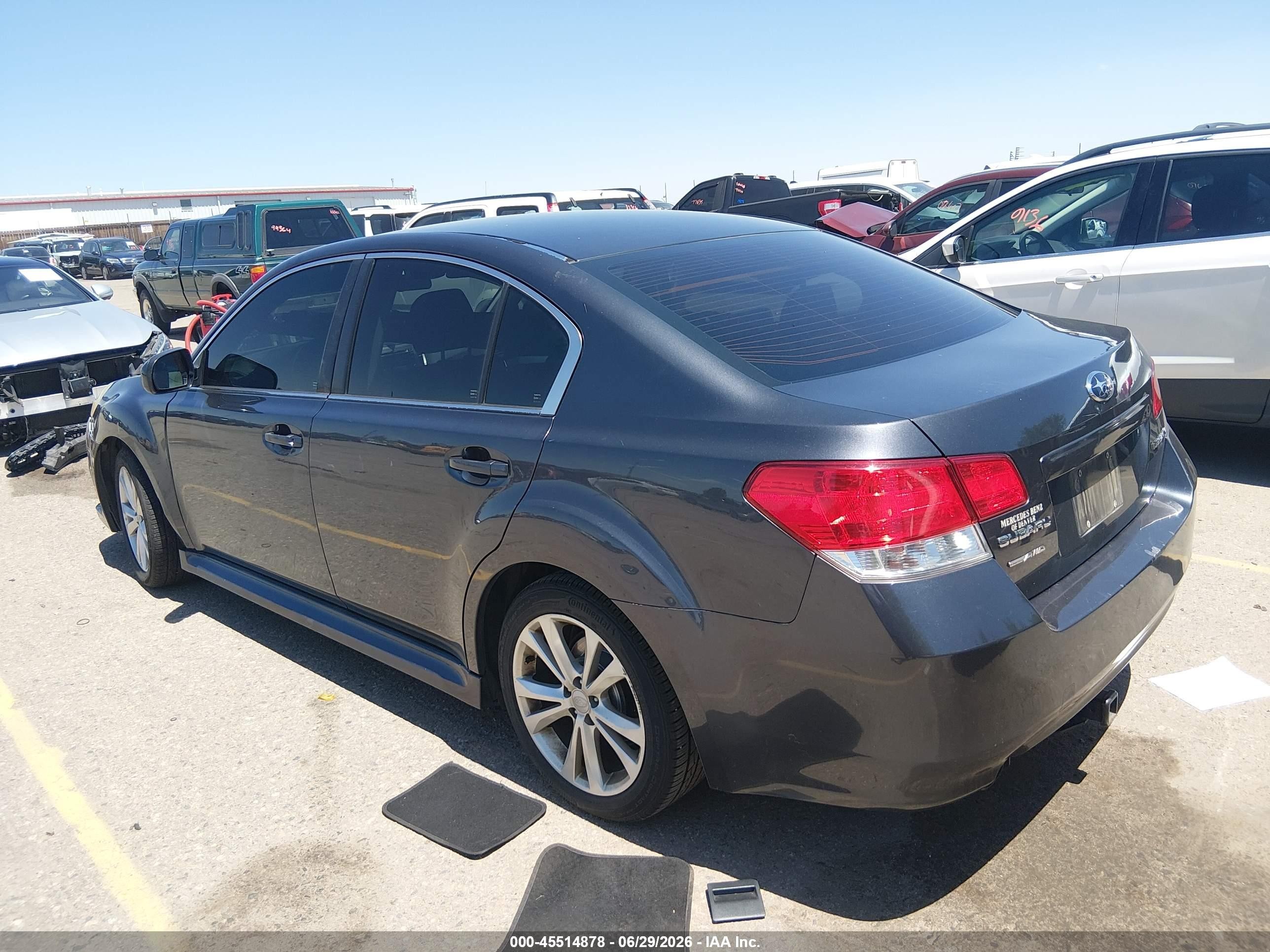 2013 Subaru Legacy 2.5i Premium Gray vin: 4S3BMCC65D3012180