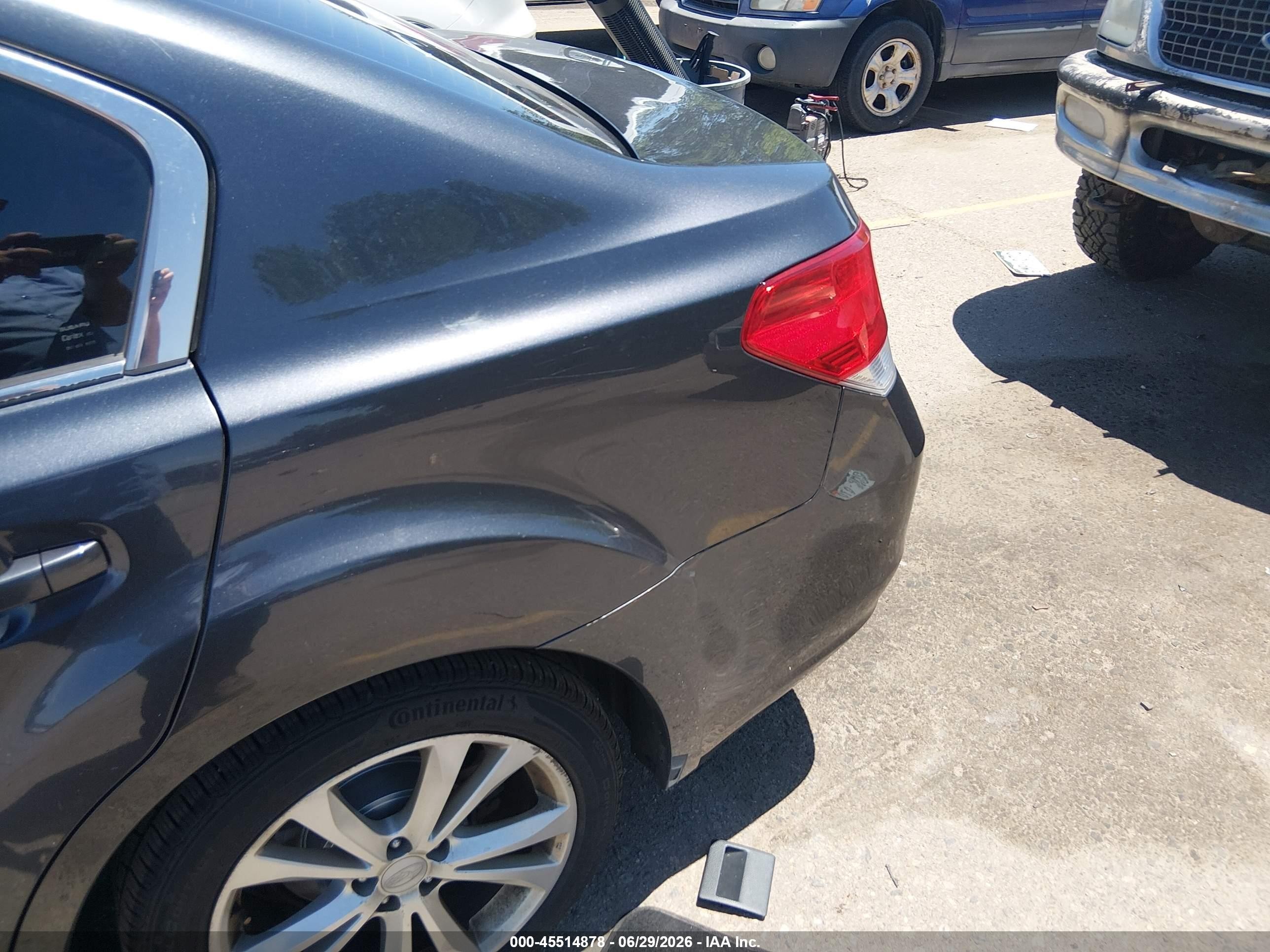 2013 Subaru Legacy 2.5i Premium Gray vin: 4S3BMCC65D3012180
