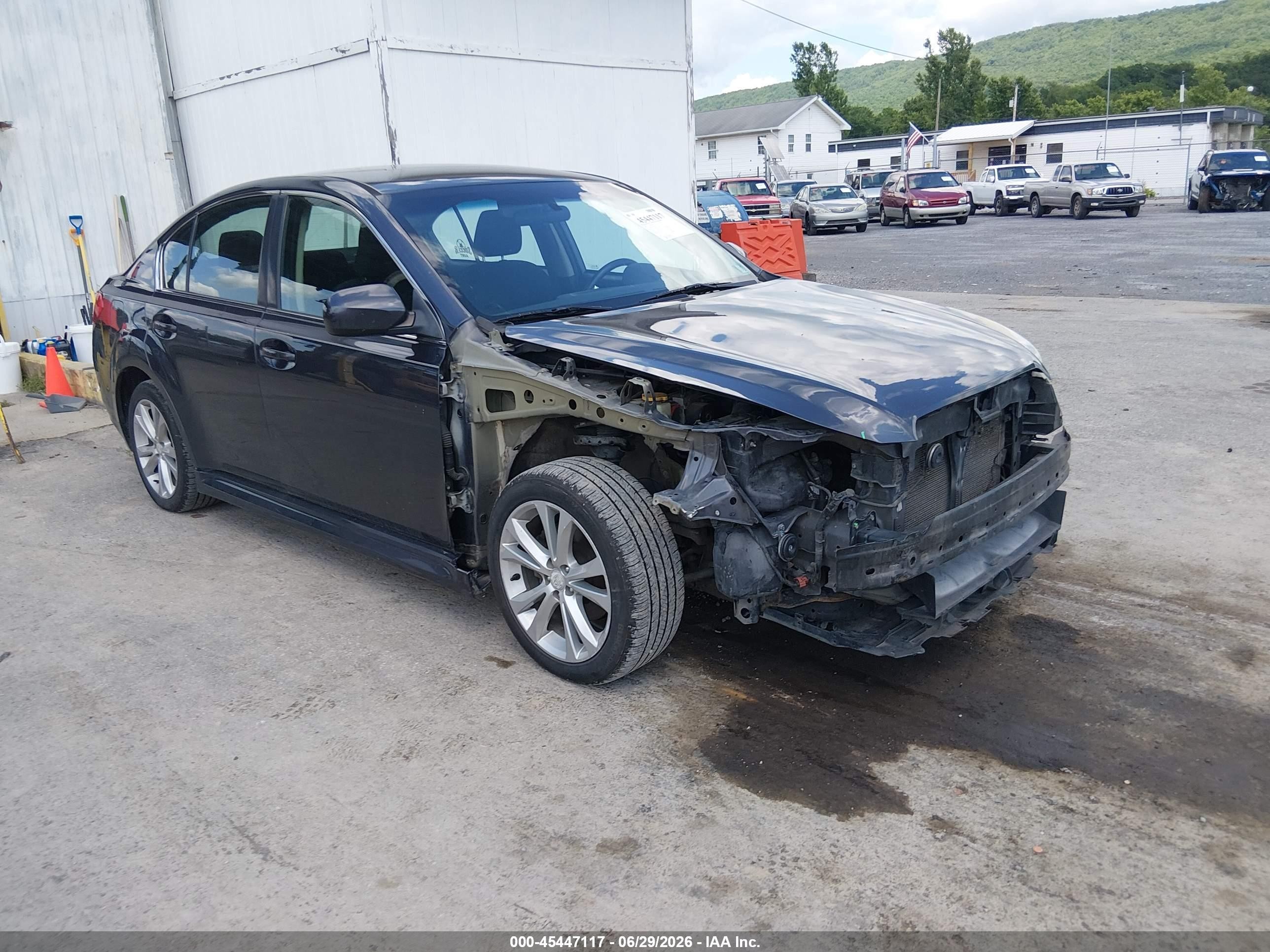 2013 Subaru Legacy 2.5i Premium Blue vin: 4S3BMCC65D3017492