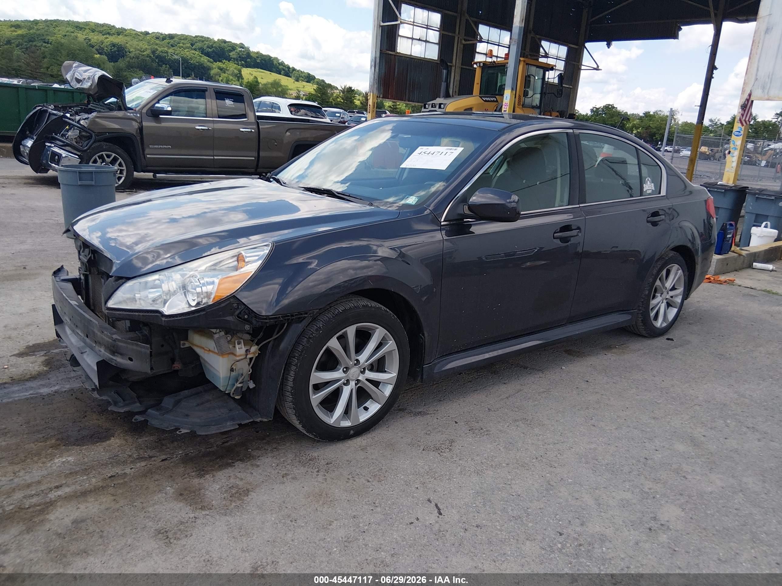 2013 Subaru Legacy 2.5i Premium Синий vin: 4S3BMCC65D3017492