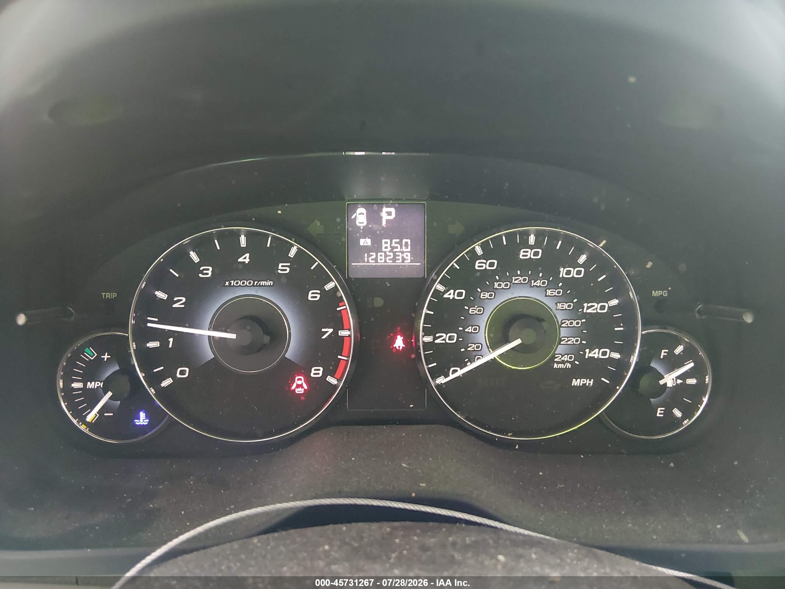 2010 Subaru Legacy 2.5i Premium White vin: 4S3BMCC66A3241303