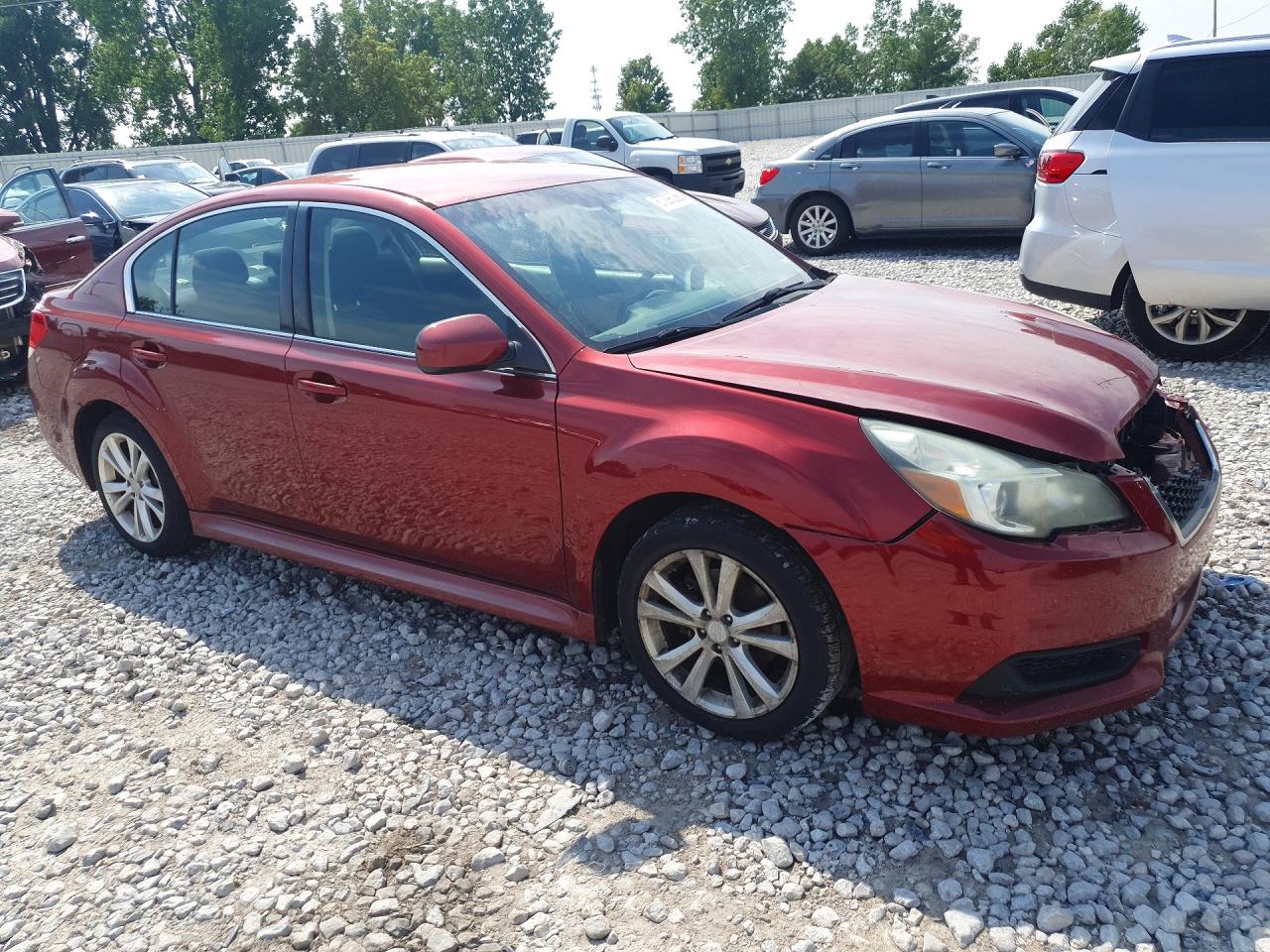 2013 Subaru Legacy 2.5i Premium Red vin: 4S3BMCC66D3022698
