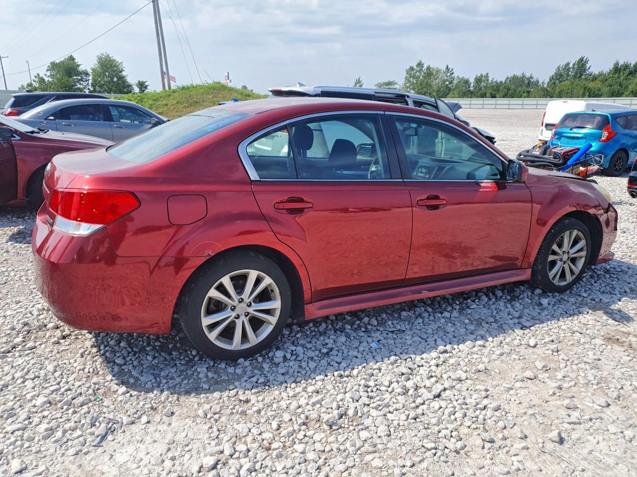 2013 Subaru Legacy 2.5i Premium Red vin: 4S3BMCC66D3022698