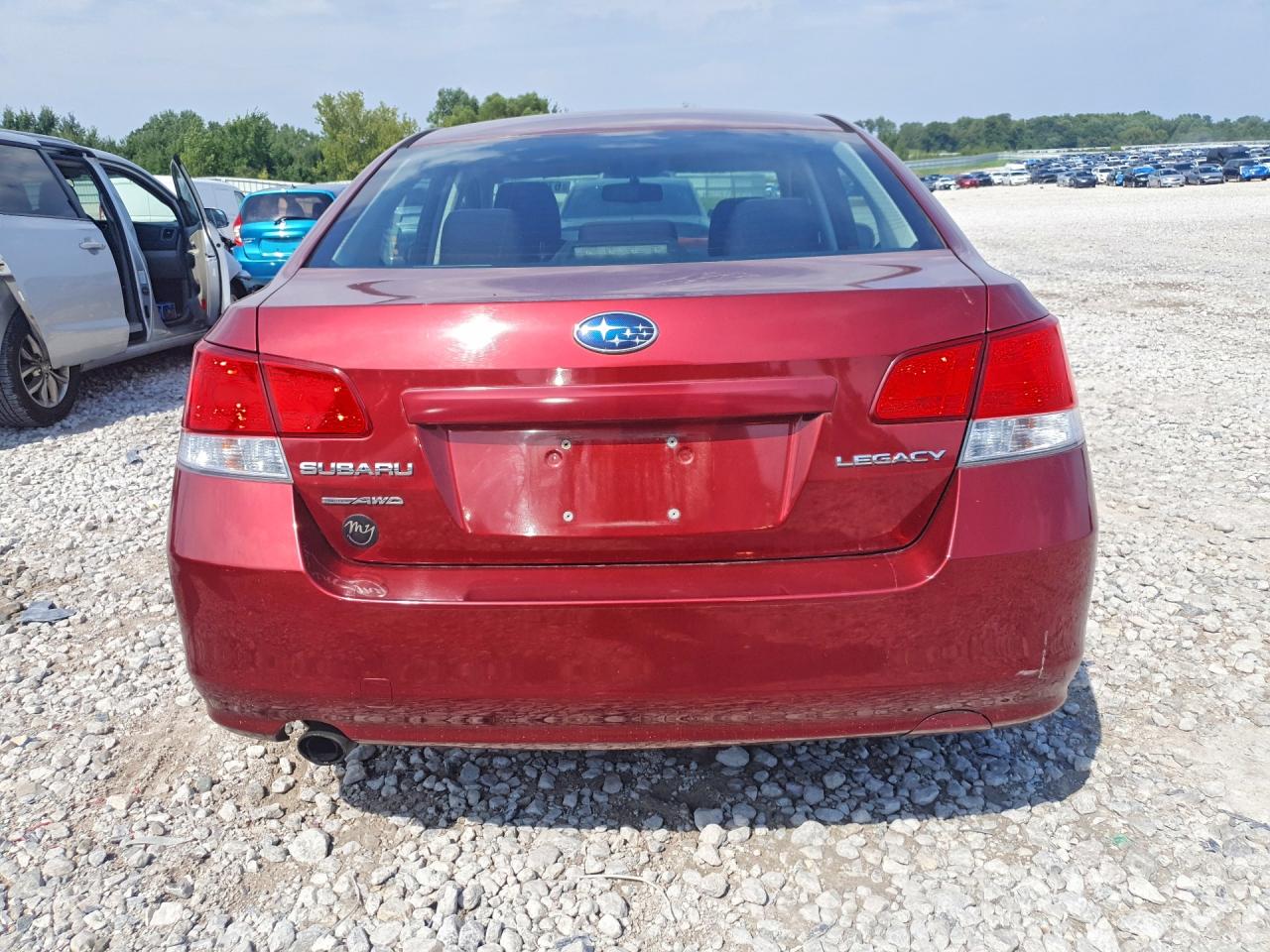 2013 Subaru Legacy 2.5i Premium Red vin: 4S3BMCC66D3022698