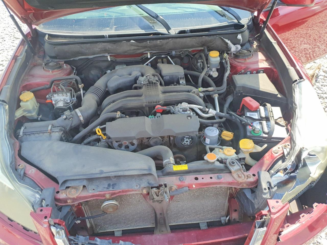 2013 Subaru Legacy 2.5i Premium Red vin: 4S3BMCC66D3022698