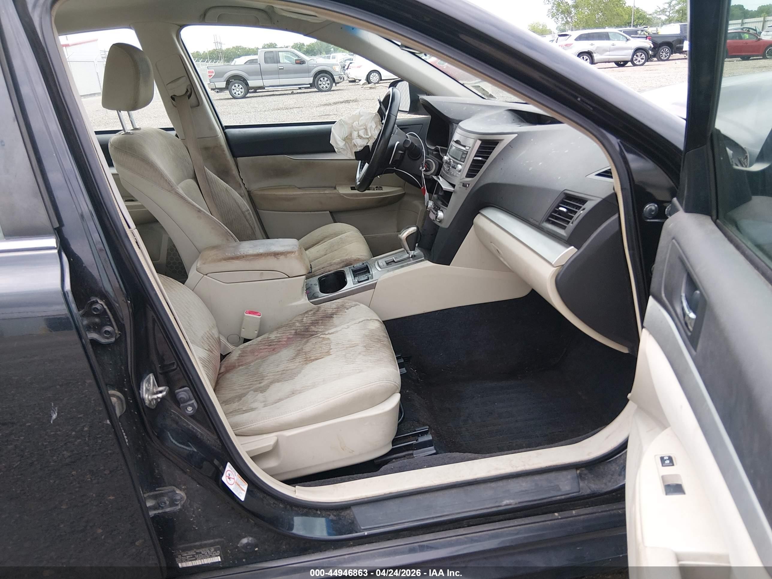 2010 Subaru Legacy 2.5i Premium Black vin: 4S3BMCC67A3227068