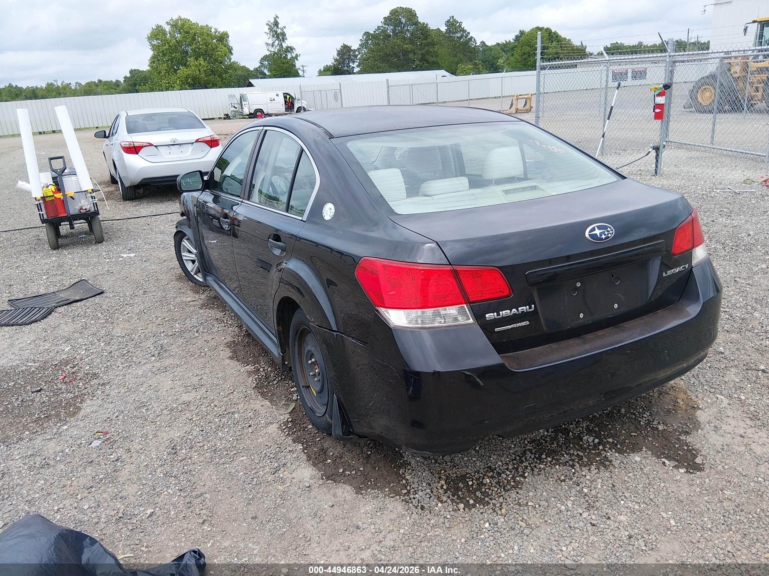 2010 Subaru Legacy 2.5i Premium Black vin: 4S3BMCC67A3227068