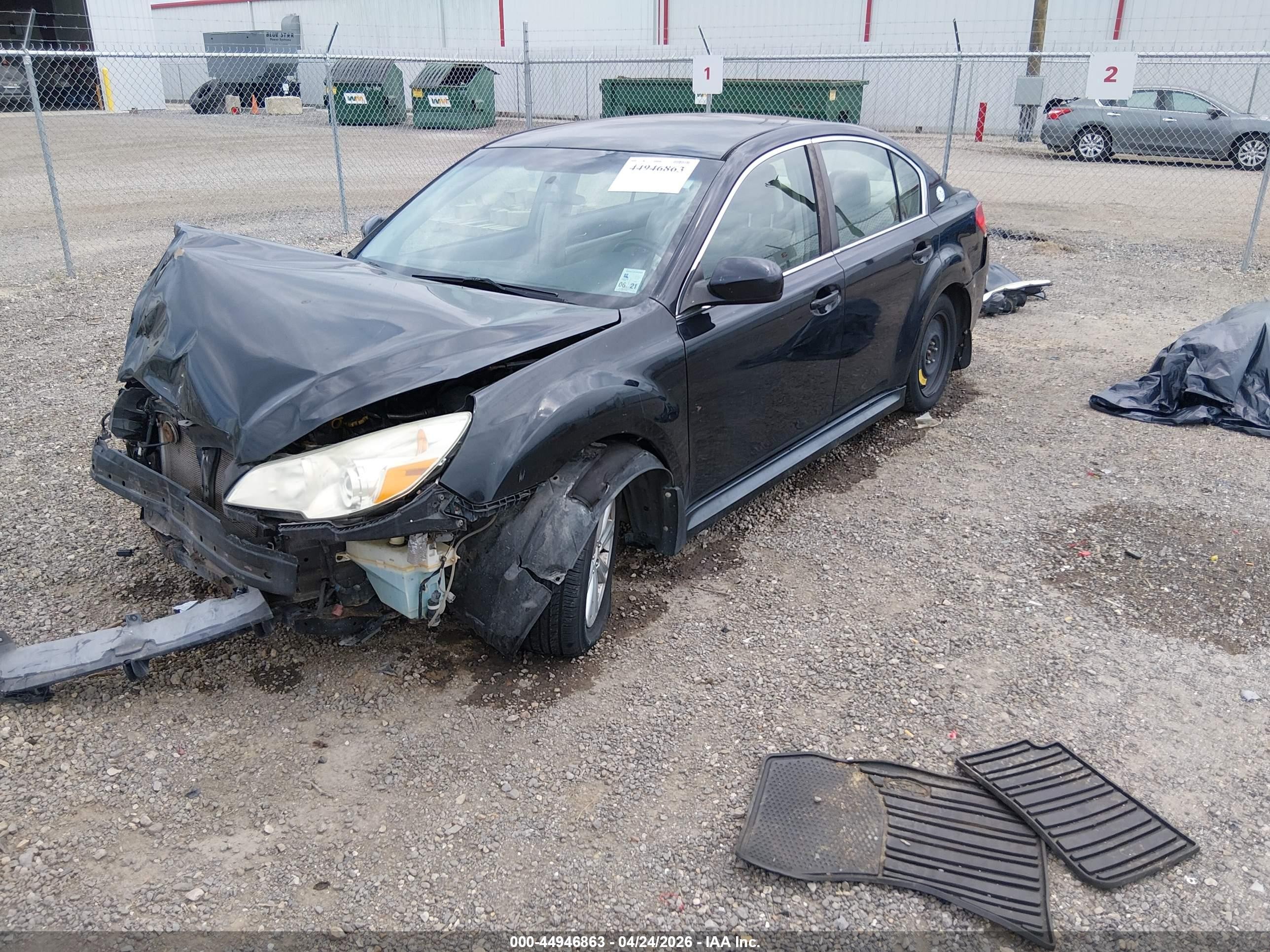 2010 Subaru Legacy 2.5i Premium Black vin: 4S3BMCC67A3227068