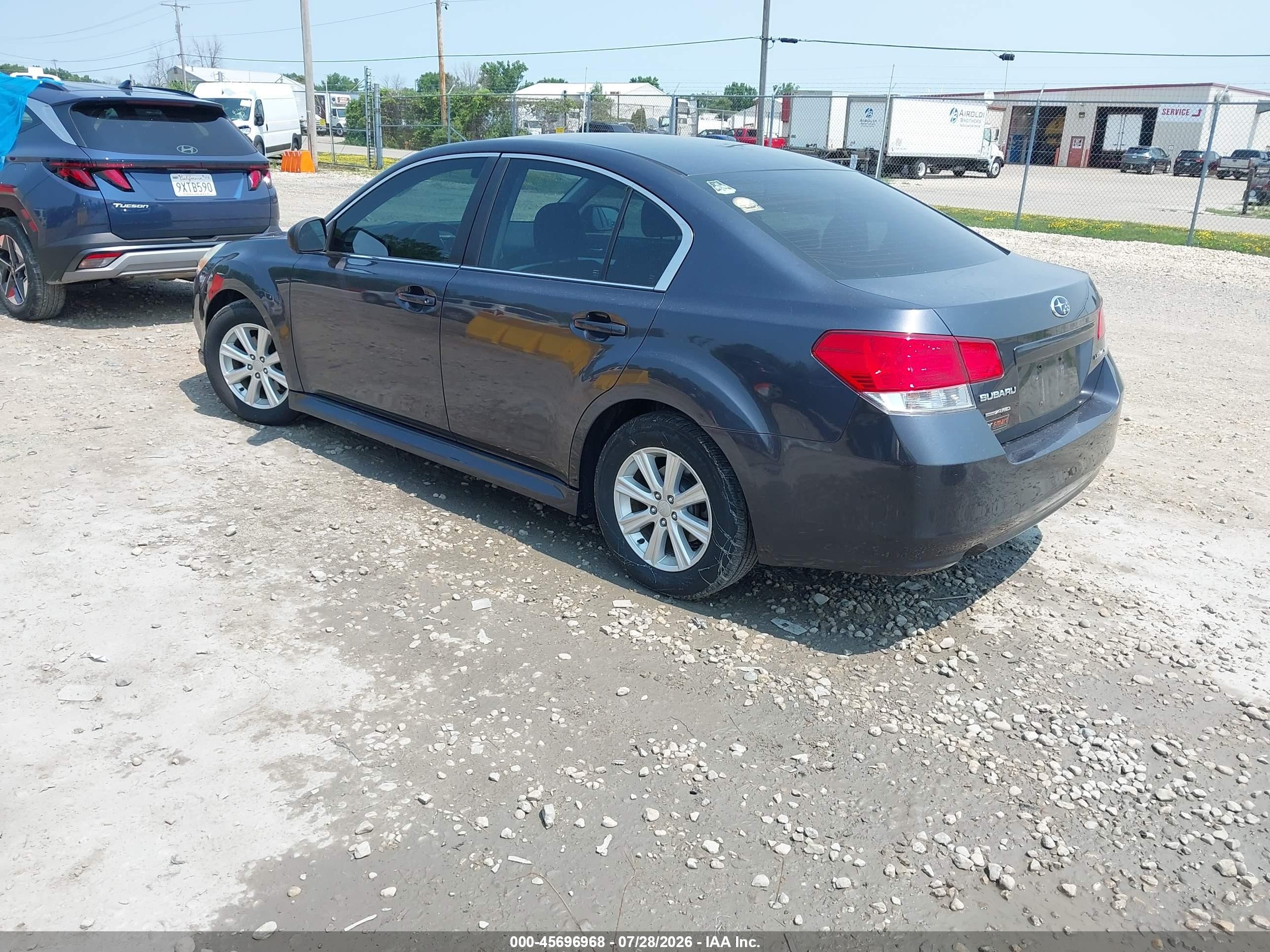 2011 Subaru Legacy 2.5i Premium Blue vin: 4S3BMCC67B3221630