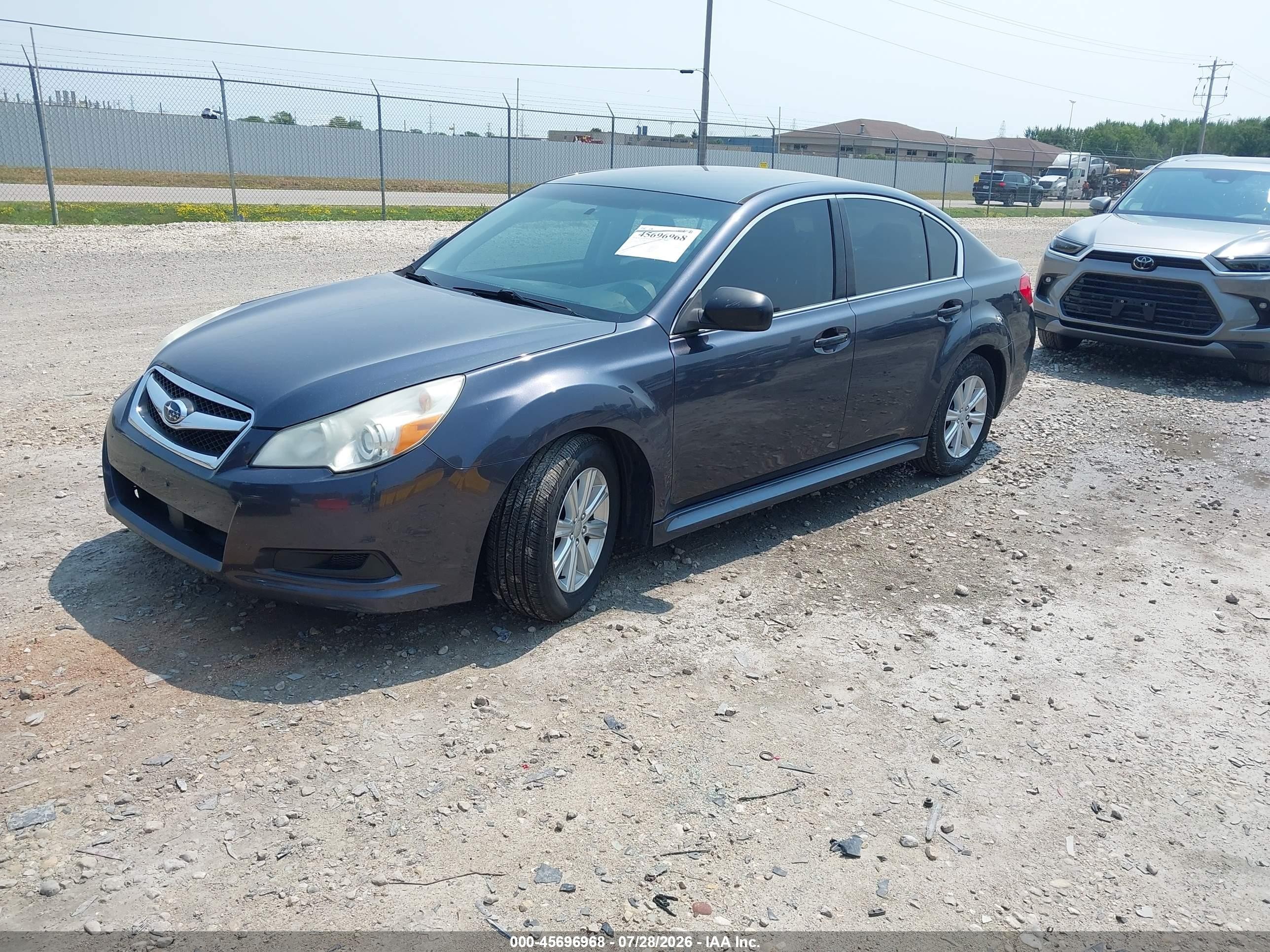 2011 Subaru Legacy 2.5i Premium Blue vin: 4S3BMCC67B3221630
