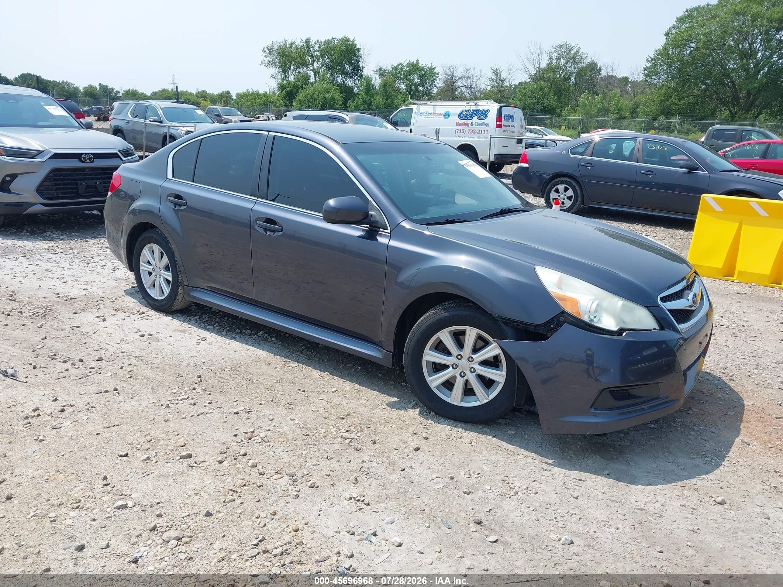2011 Subaru Legacy 2.5i Premium Blue vin: 4S3BMCC67B3221630