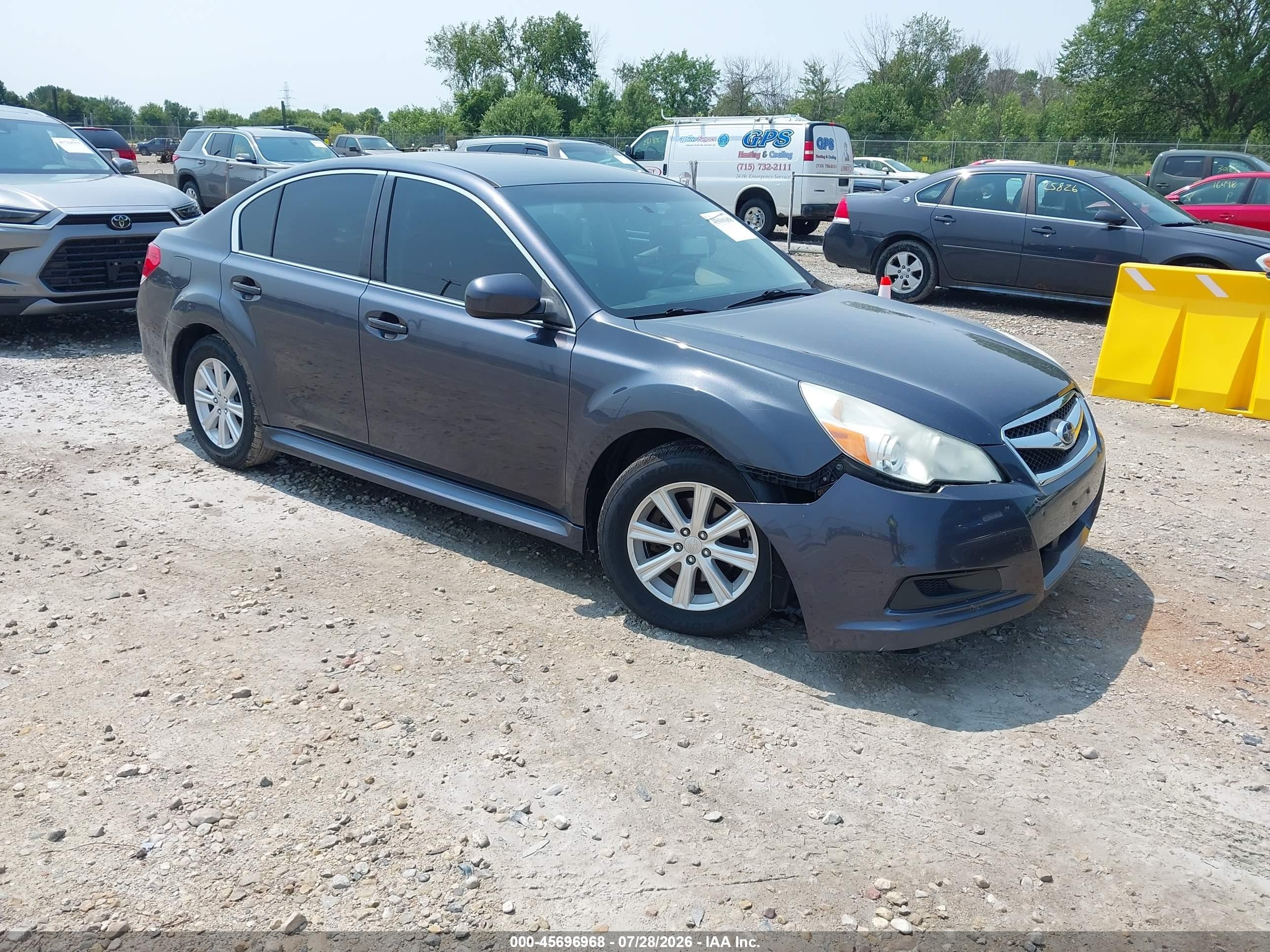 2011 Subaru Legacy 2.5i Premium Blue vin: 4S3BMCC67B3221630