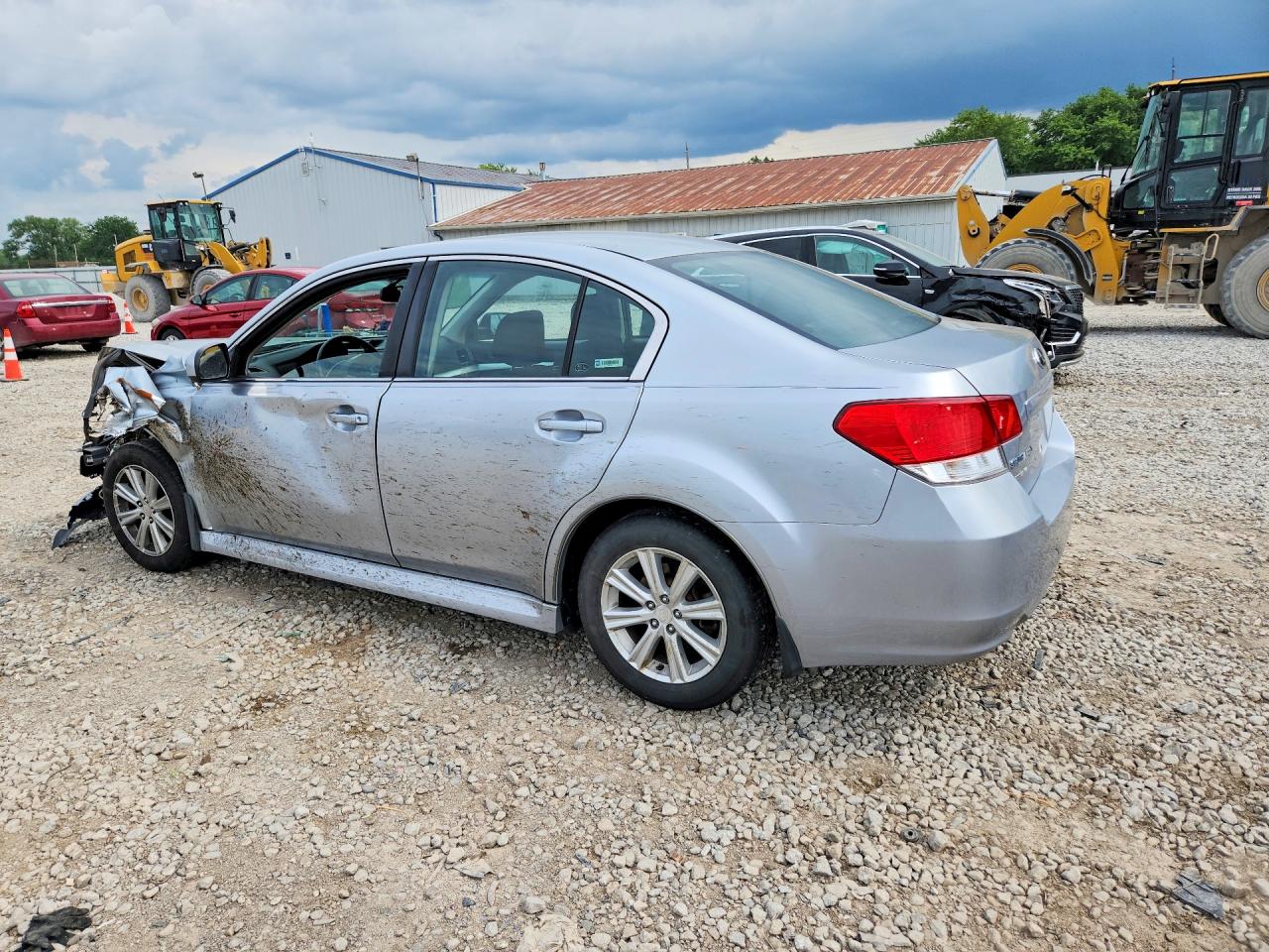 2012 Subaru Legacy 2.5i Premium Silver vin: 4S3BMCC67C3017797