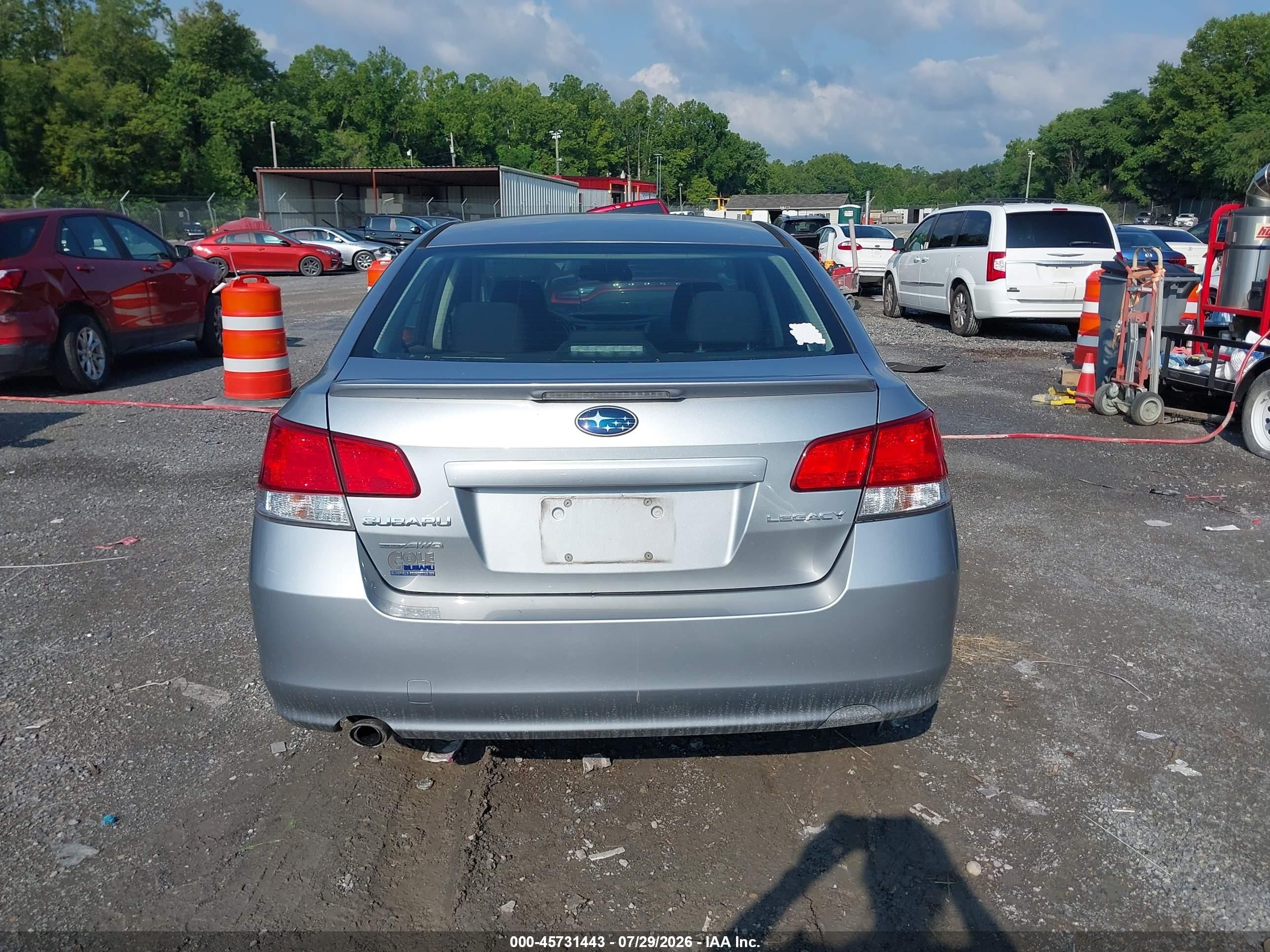 2012 Subaru Legacy 2.5i Premium Серебряный vin: 4S3BMCC67C3020246