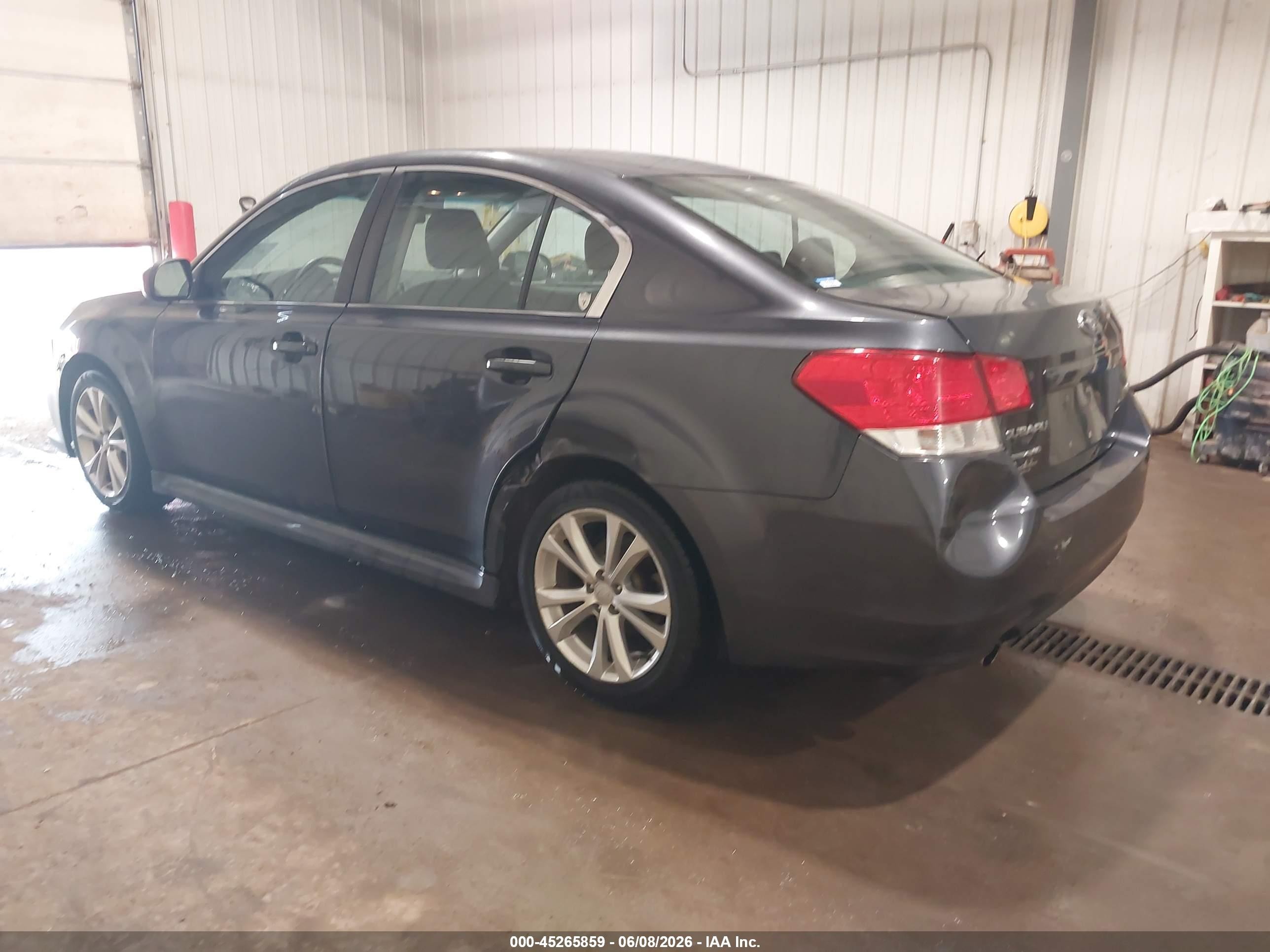 2013 Subaru Legacy 2.5i Premium Gray vin: 4S3BMCC67D3014898