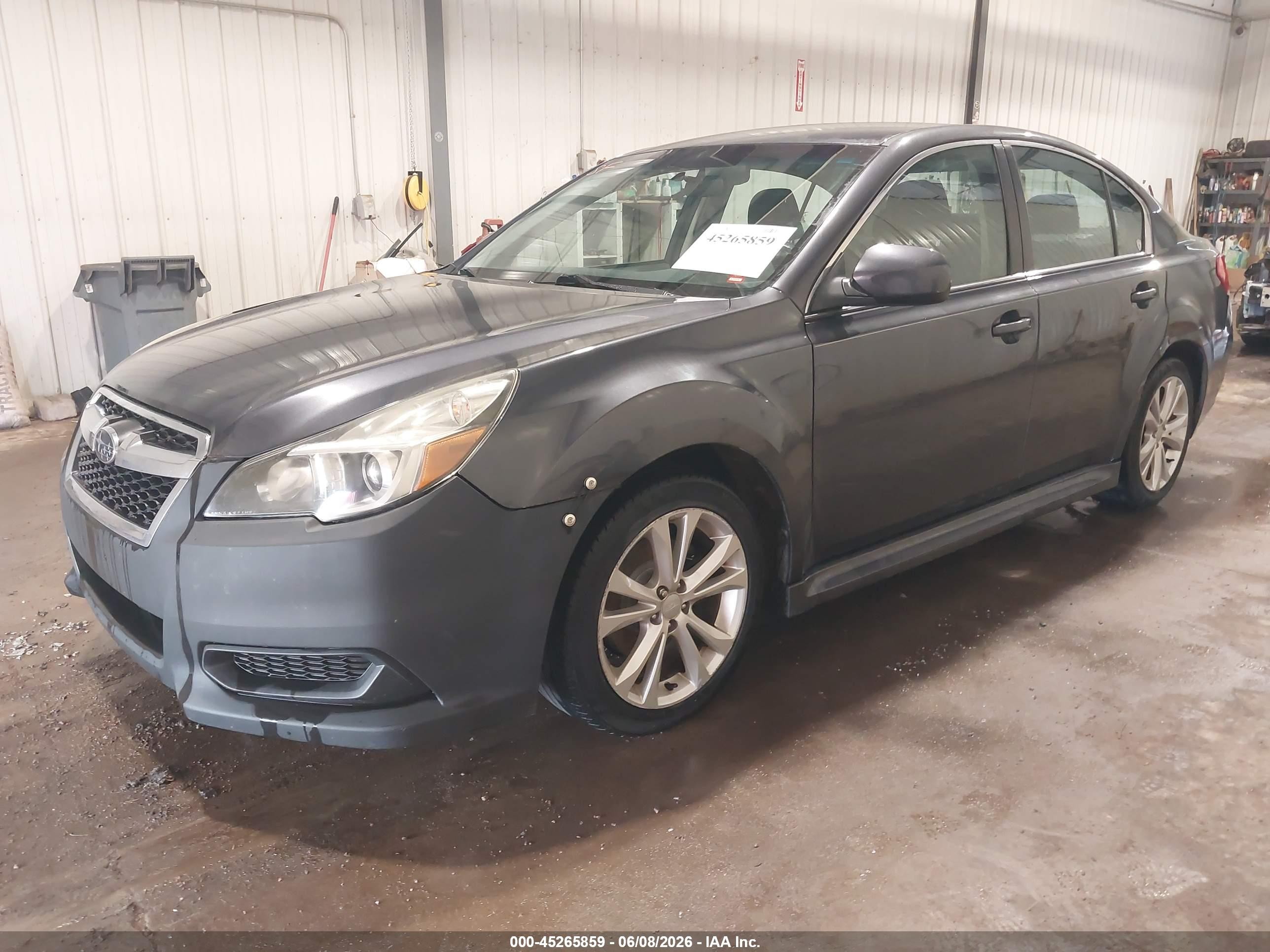 2013 Subaru Legacy 2.5i Premium Gray vin: 4S3BMCC67D3014898