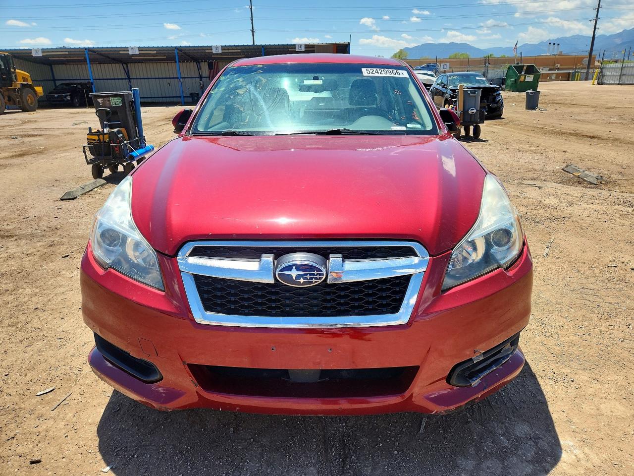 2013 Subaru Legacy 2.5i Premium Red vin: 4S3BMCC67D3031734