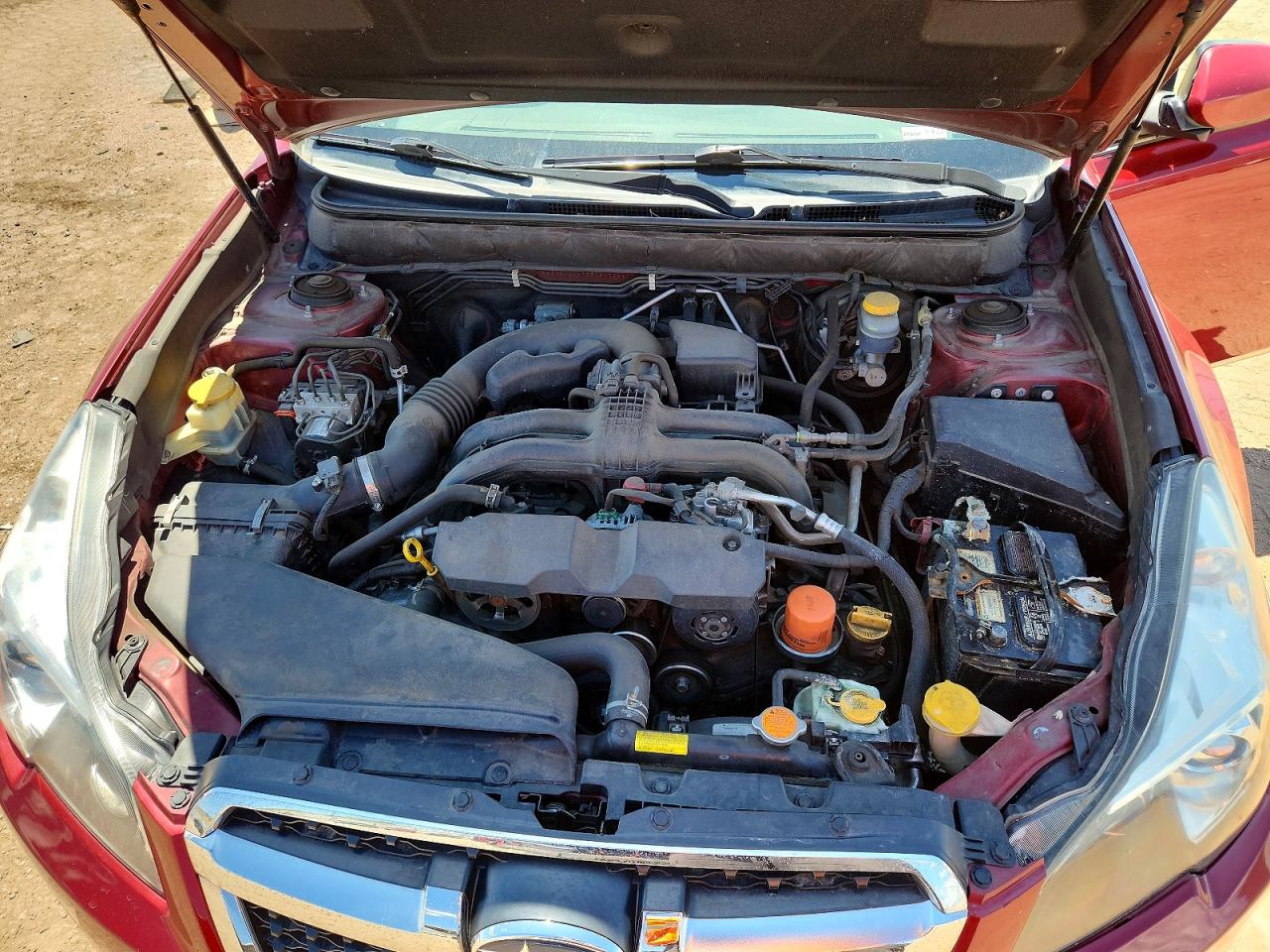 2013 Subaru Legacy 2.5i Premium Red vin: 4S3BMCC67D3031734
