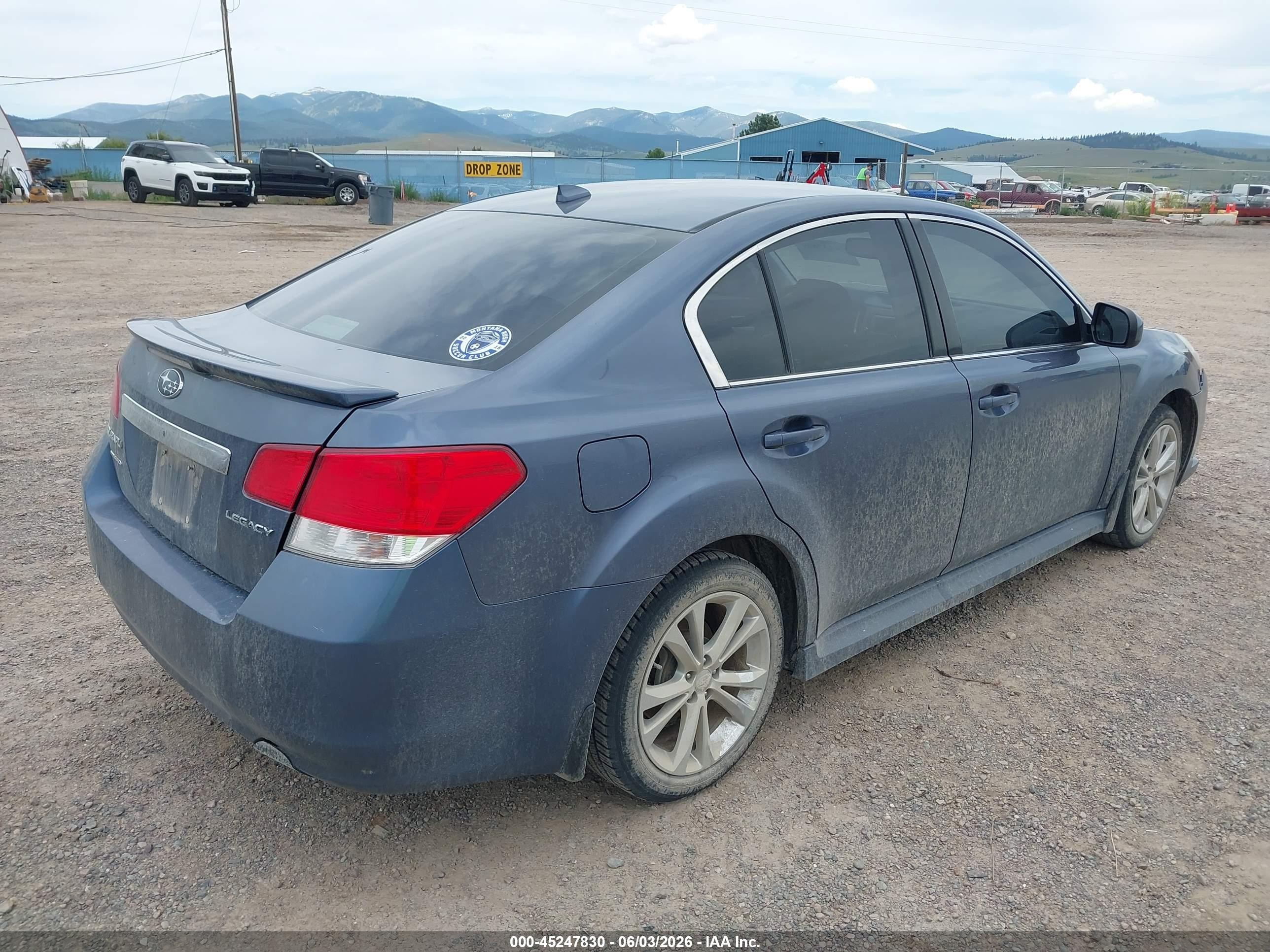 2014 Subaru Legacy 2.5i Premium Синий vin: 4S3BMCC67E3026504