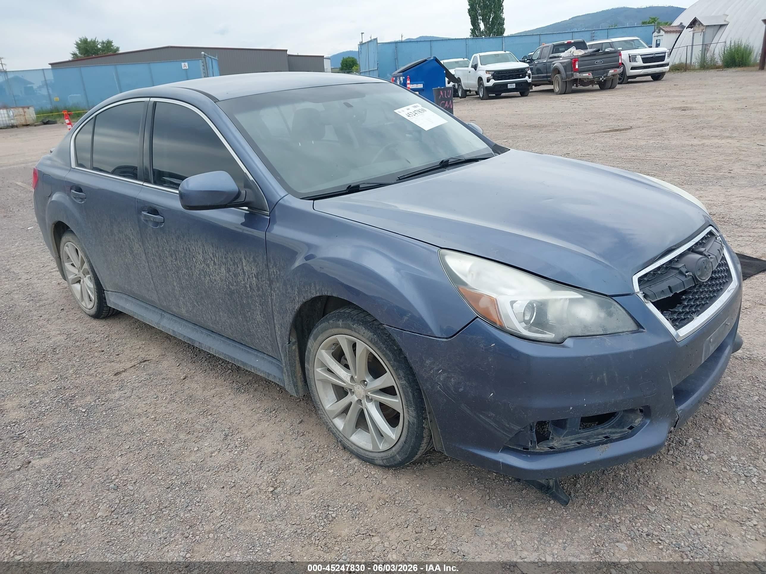 2014 Subaru Legacy 2.5i Premium Синий vin: 4S3BMCC67E3026504