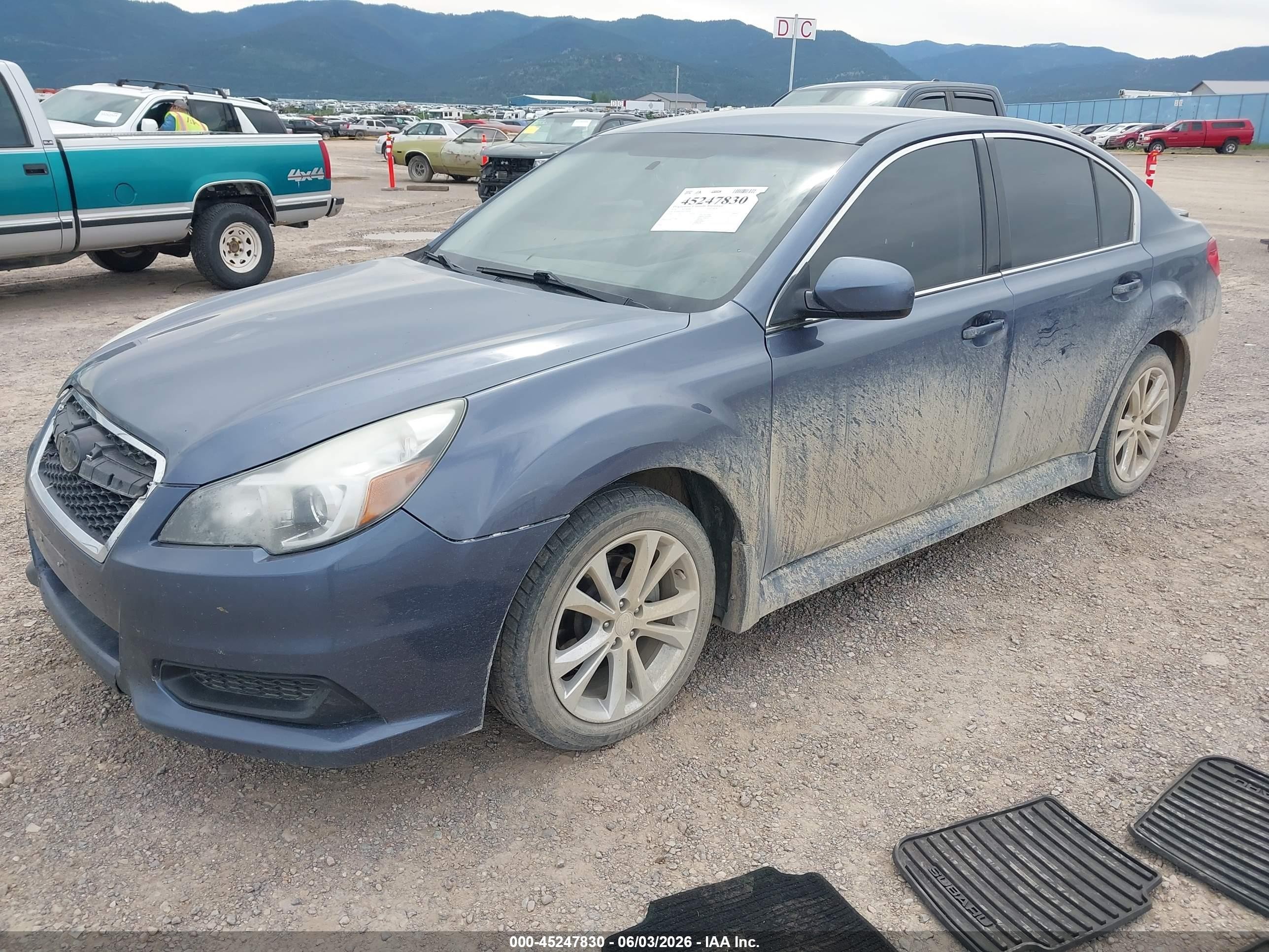 2014 Subaru Legacy 2.5i Premium Синий vin: 4S3BMCC67E3026504