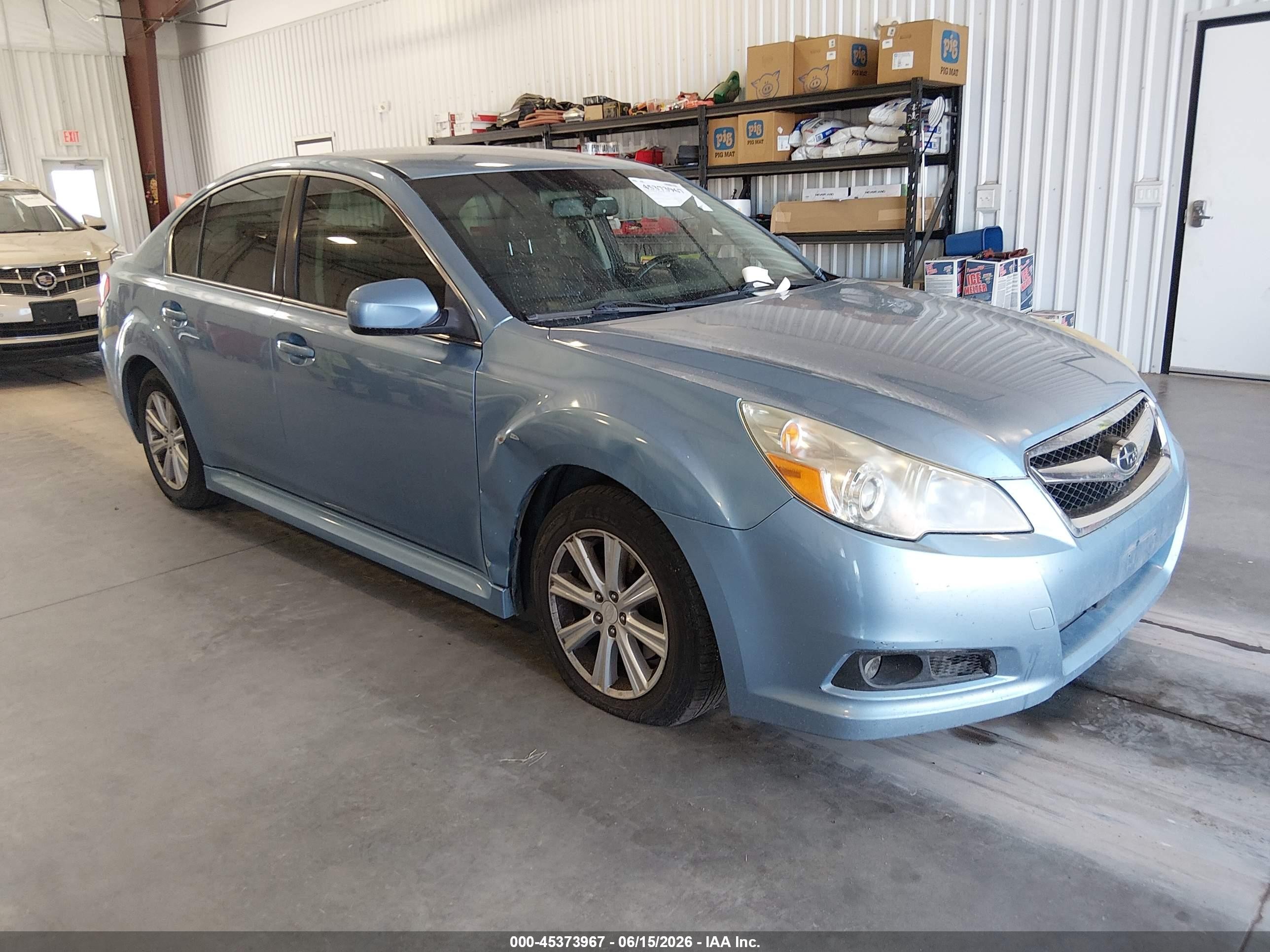 2012 Subaru Legacy 2.5i Premium Blue vin: 4S3BMCC68C3007604