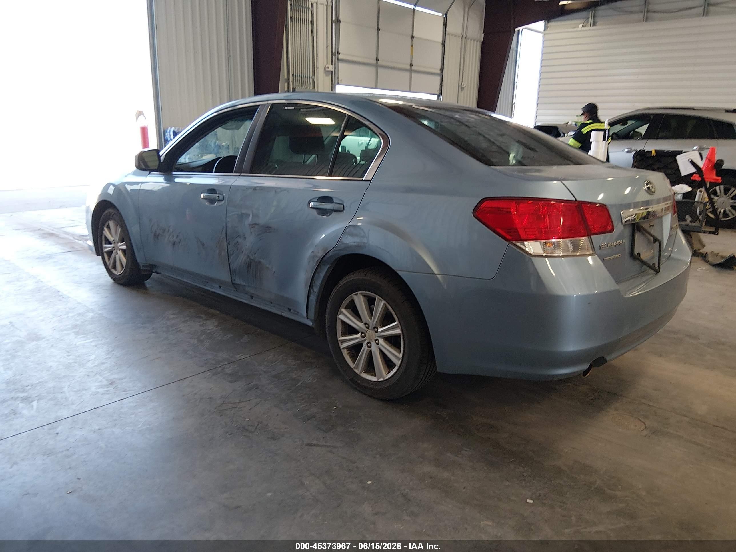 2012 Subaru Legacy 2.5i Premium Blue vin: 4S3BMCC68C3007604