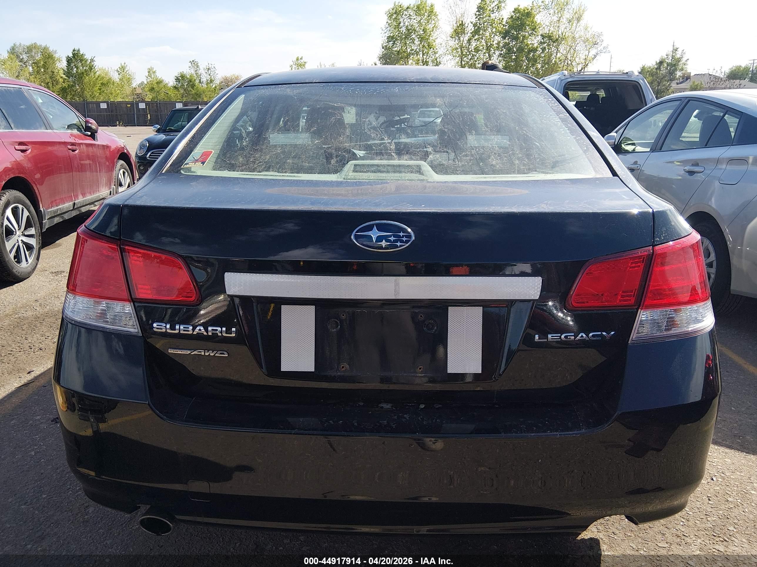 2013 Subaru Legacy 2.5i Premium Black vin: 4S3BMCC68D3017132