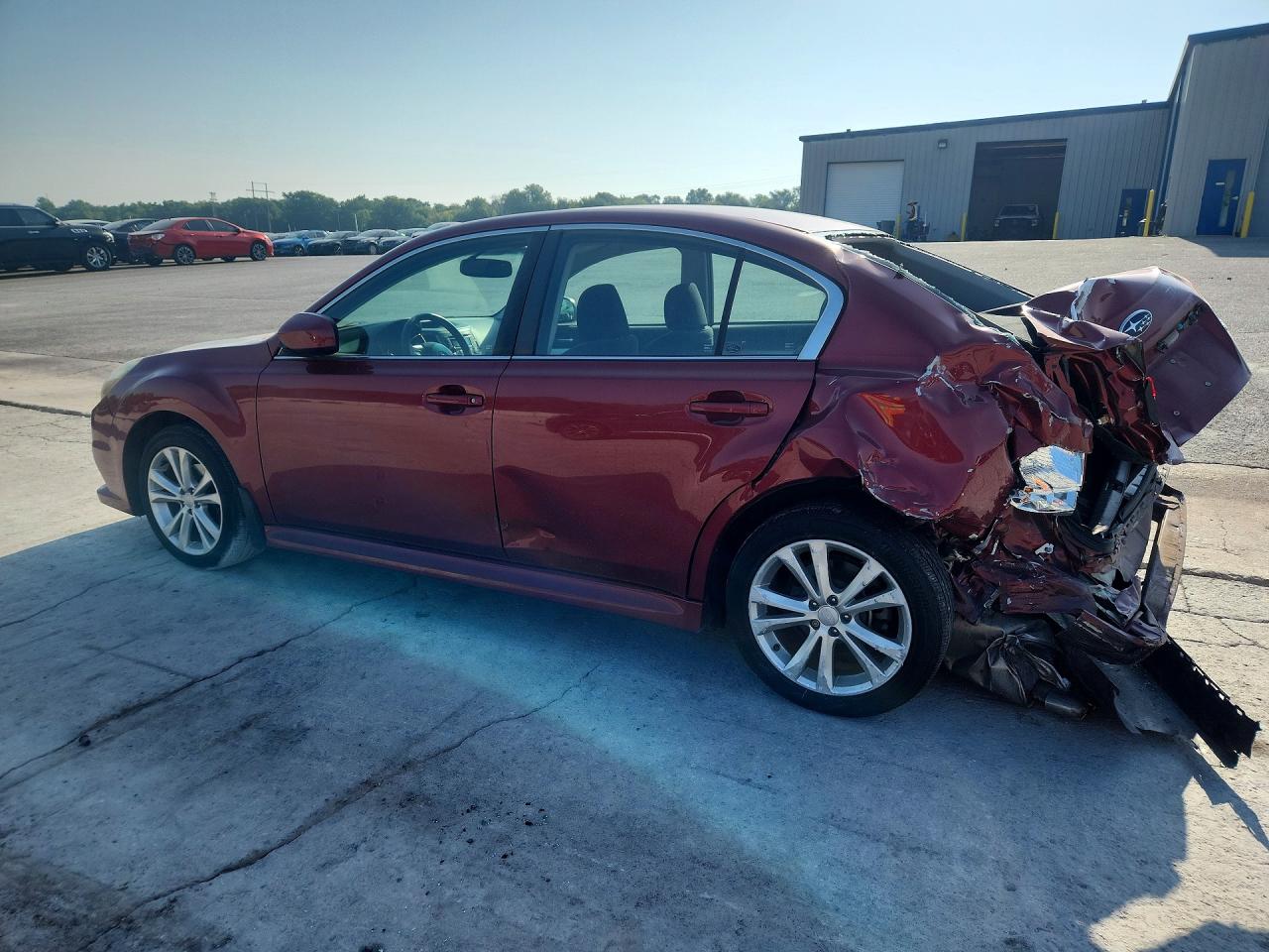 2013 Subaru Legacy 2.5i Premium Burgundy vin: 4S3BMCC68D3023755