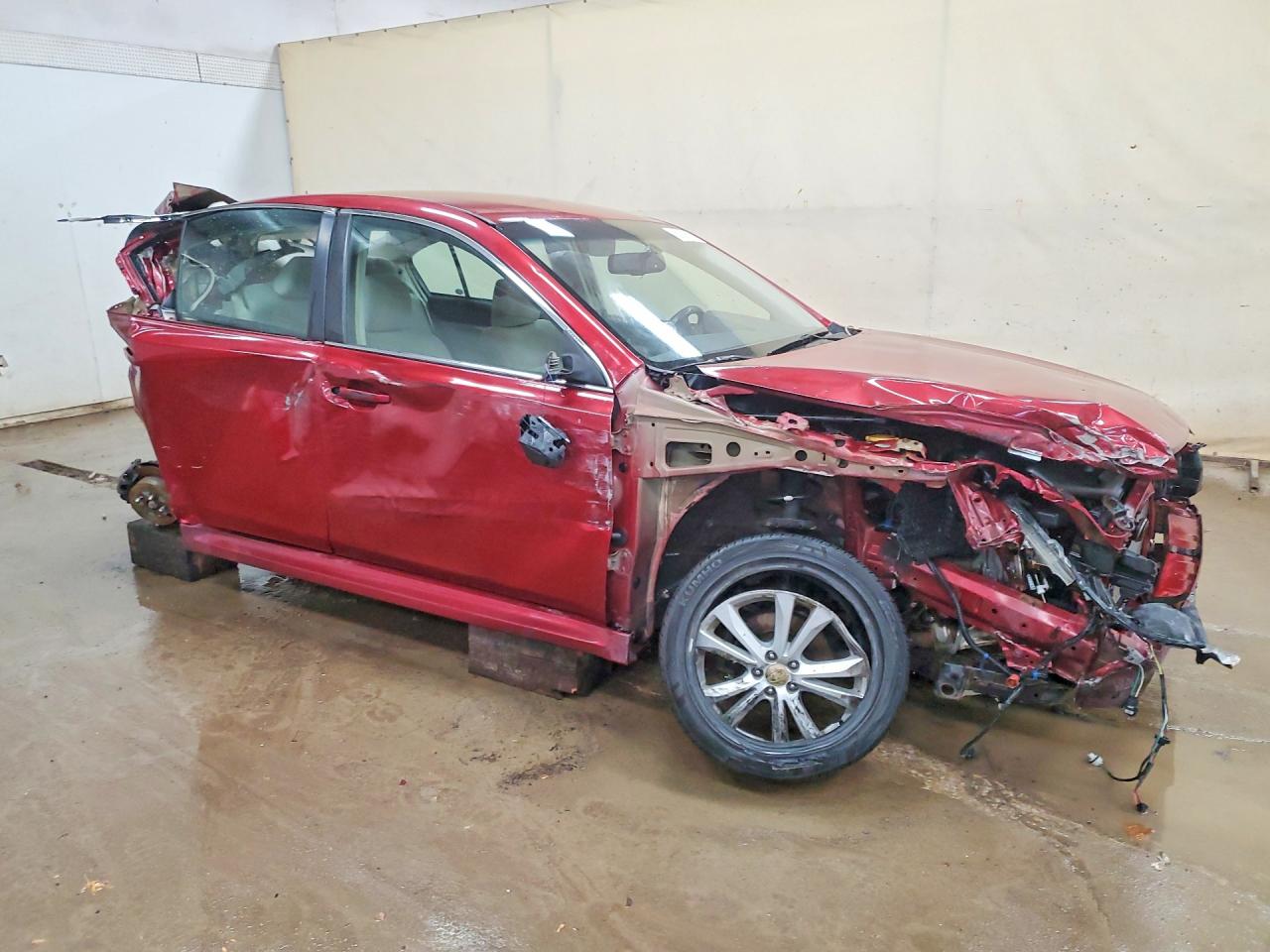 2014 Subaru Legacy 2.5i Premium Burgundy vin: 4S3BMCC68E3025328