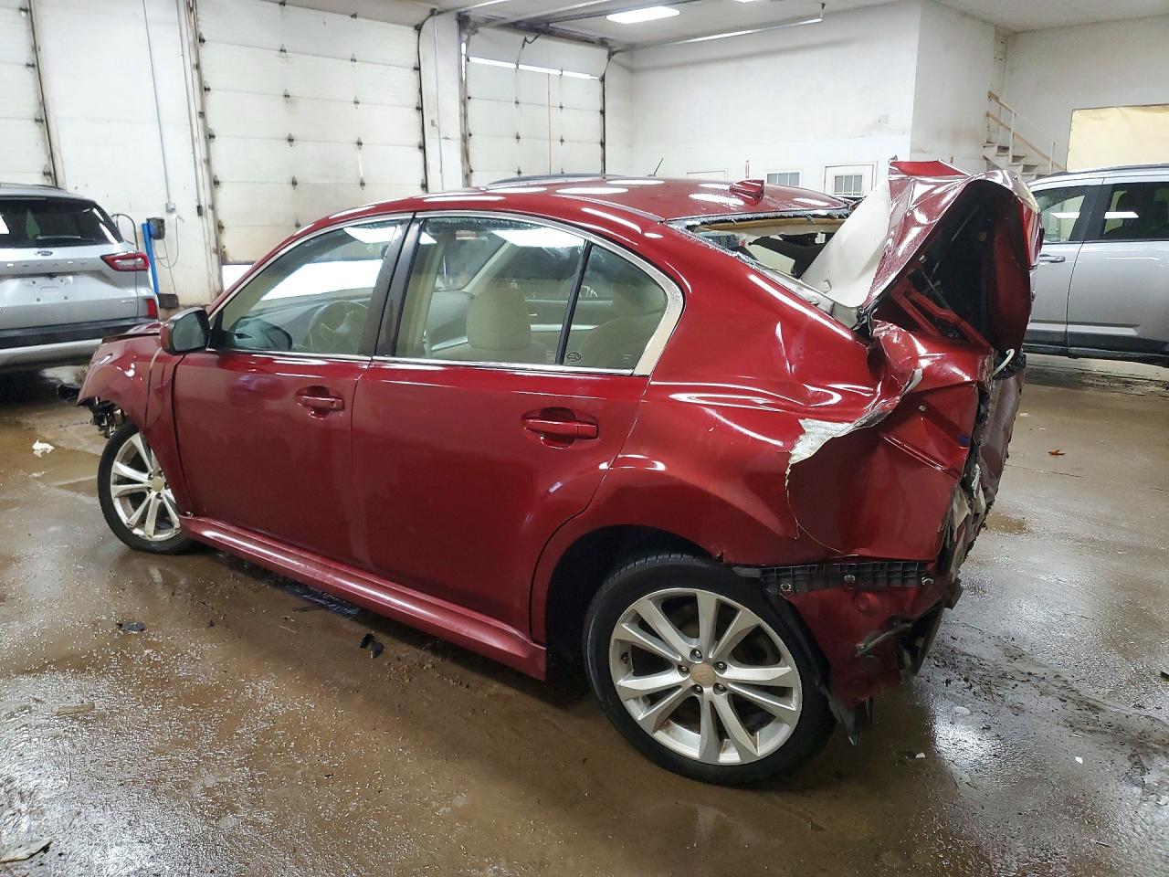 2014 Subaru Legacy 2.5i Premium Burgundy vin: 4S3BMCC68E3025328