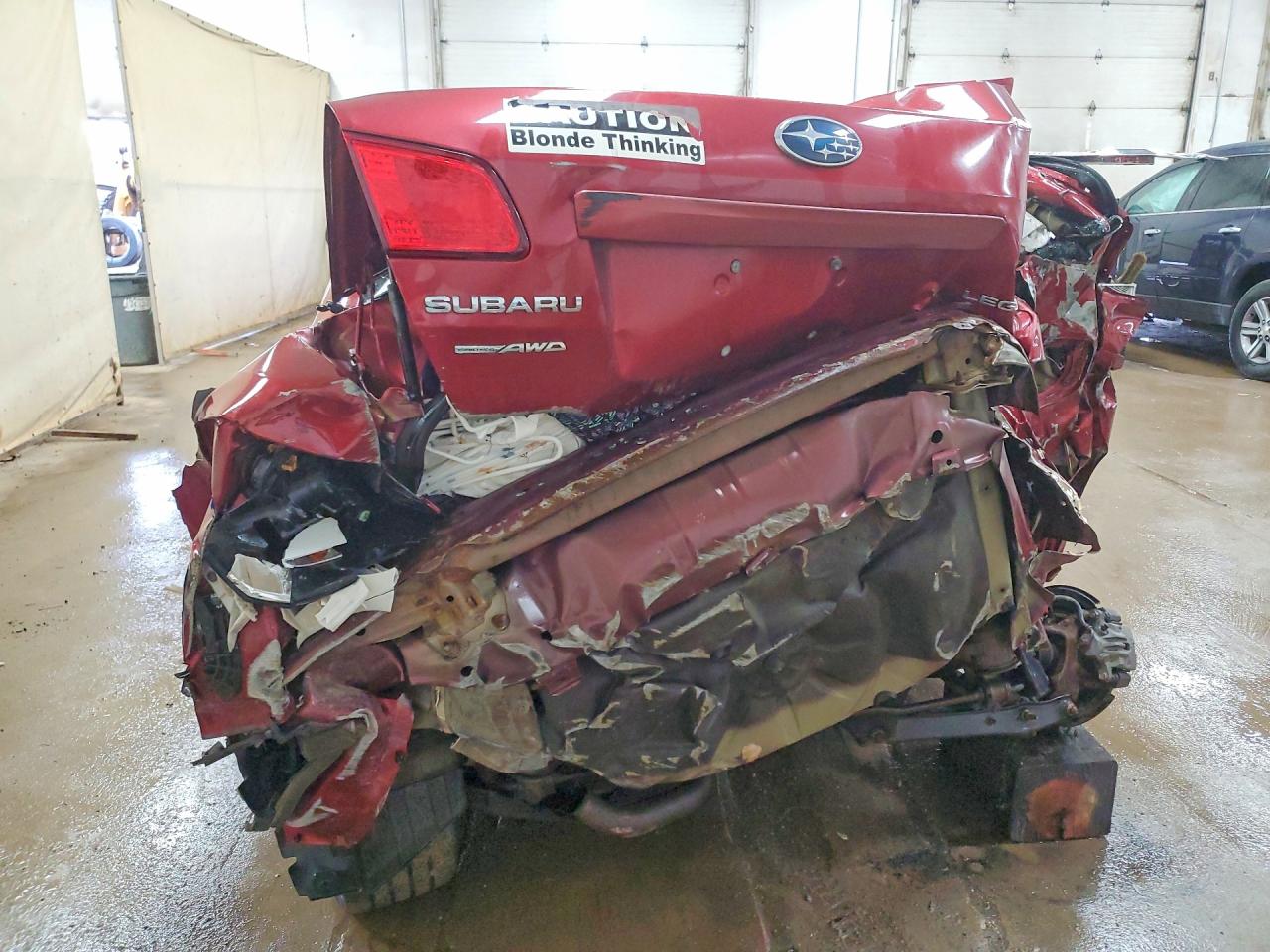 2014 Subaru Legacy 2.5i Premium Burgundy vin: 4S3BMCC68E3025328