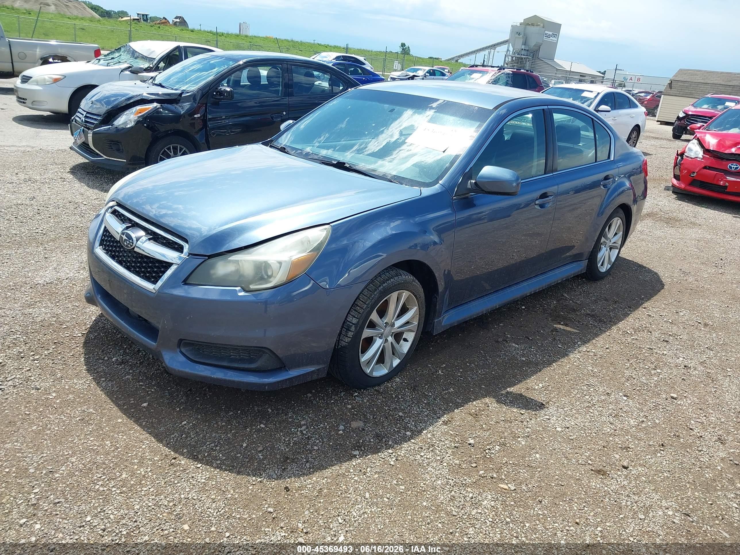 2013 Subaru Legacy 2.5i Premium Blue vin: 4S3BMCC69D3028429