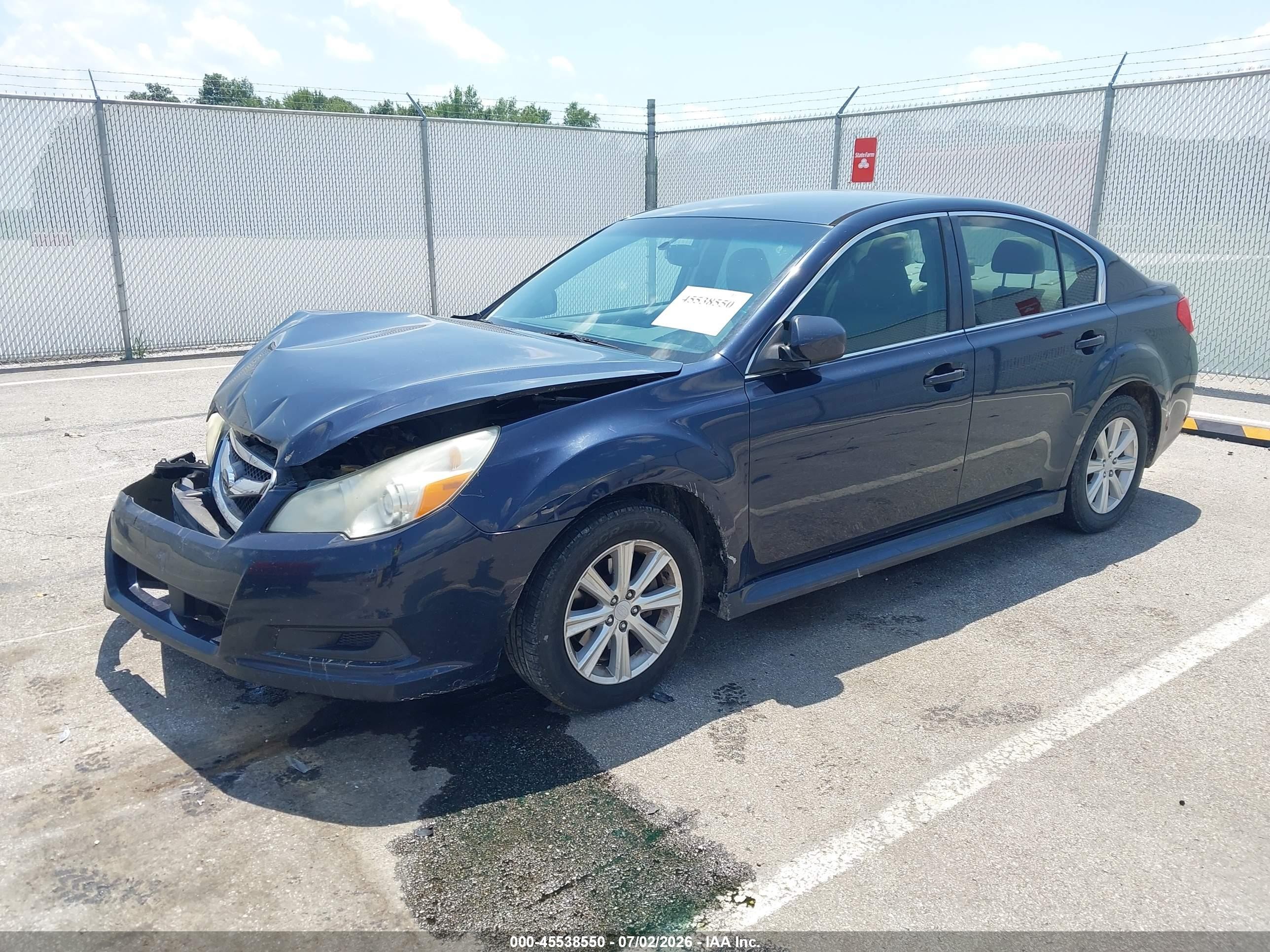 2012 Subaru Legacy 2.5i Premium Blue vin: 4S3BMCC6XC3016045