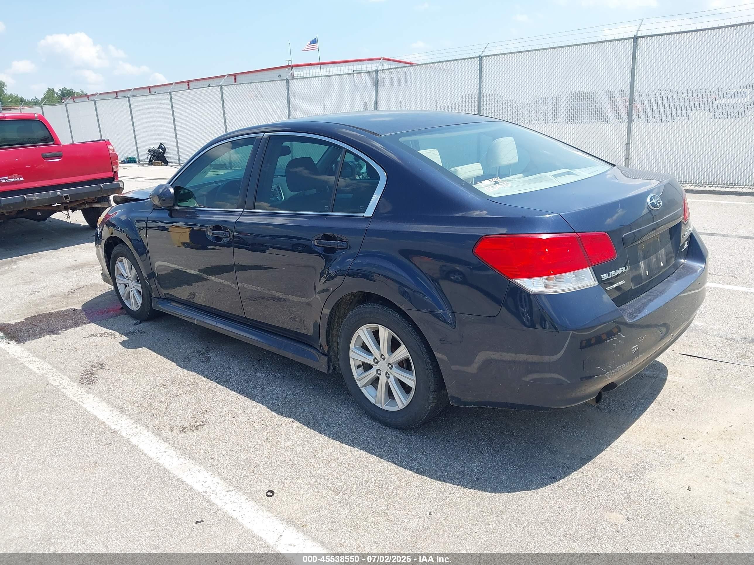 2012 Subaru Legacy 2.5i Premium Blue vin: 4S3BMCC6XC3016045