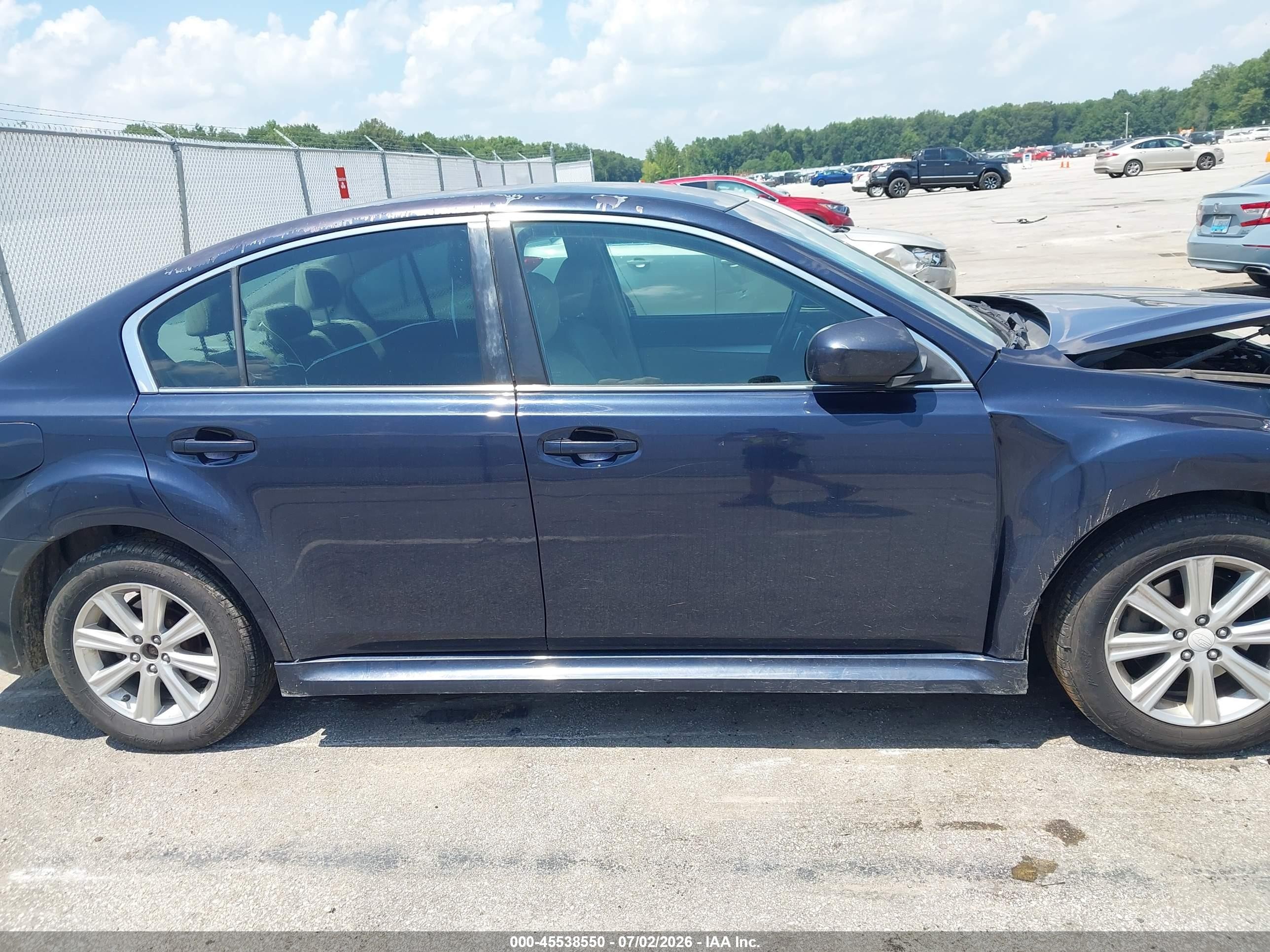 2012 Subaru Legacy 2.5i Premium Blue vin: 4S3BMCC6XC3016045